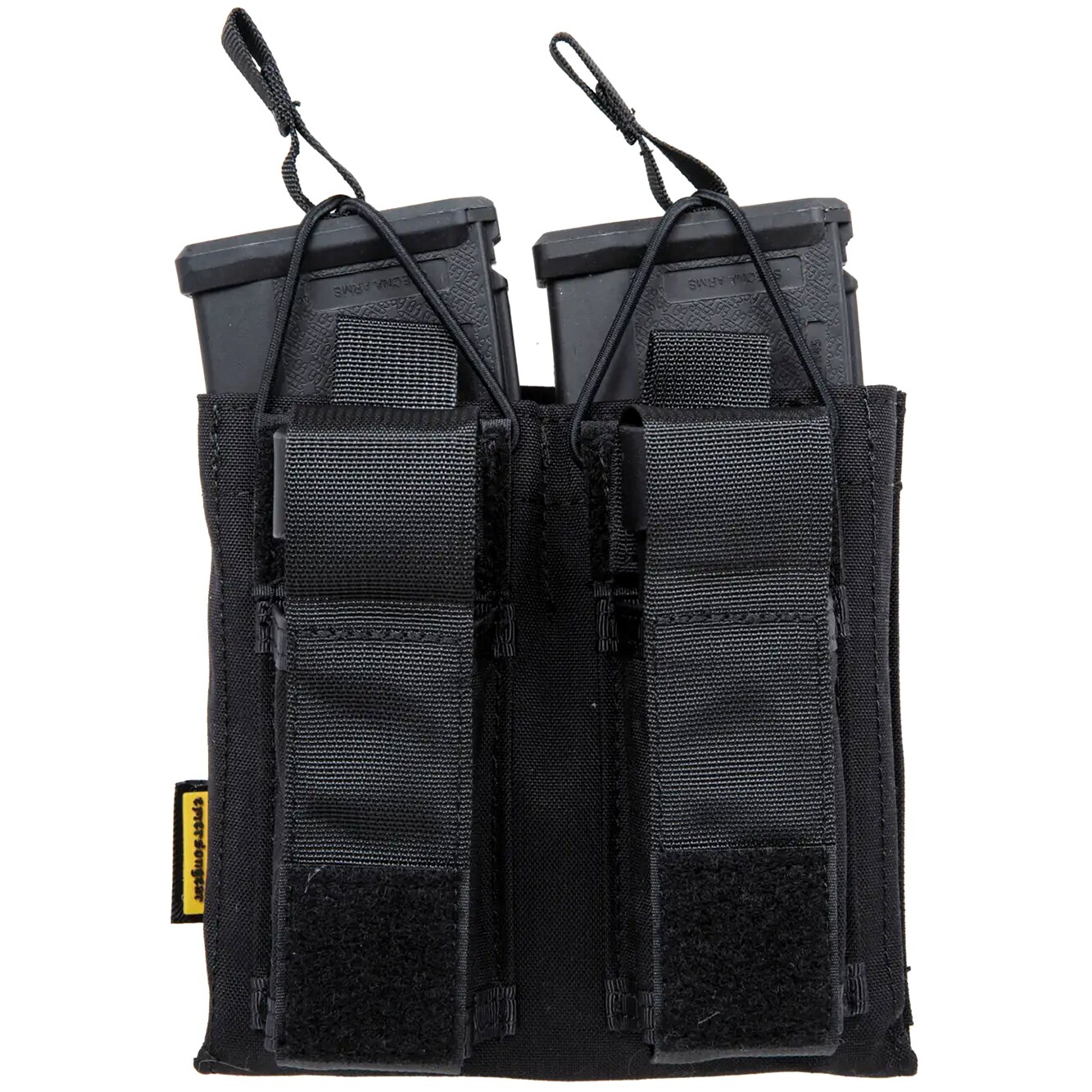 Подвійний підсумок Emerson Open Top для магазинів M4/M16 та пістолетів - Black