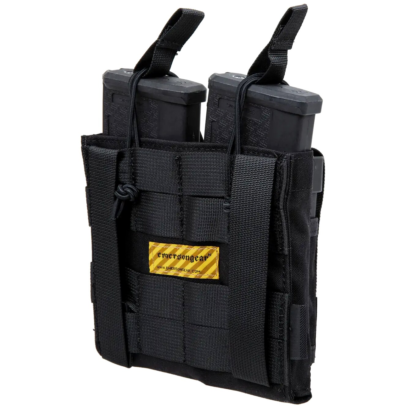 Подвійний підсумок Emerson Open Top для магазинів M4/M16 та пістолетів - Black