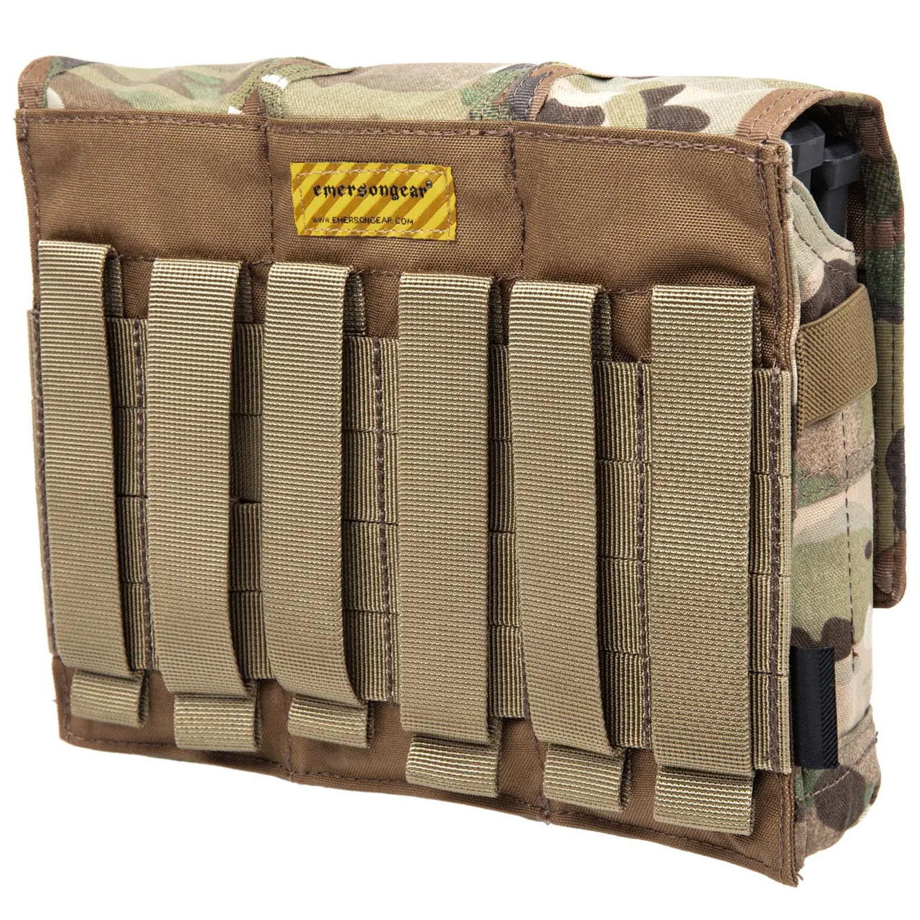 Потрійний закритий підсумок Emerson для магазинів 7.62 мм - MultiCam