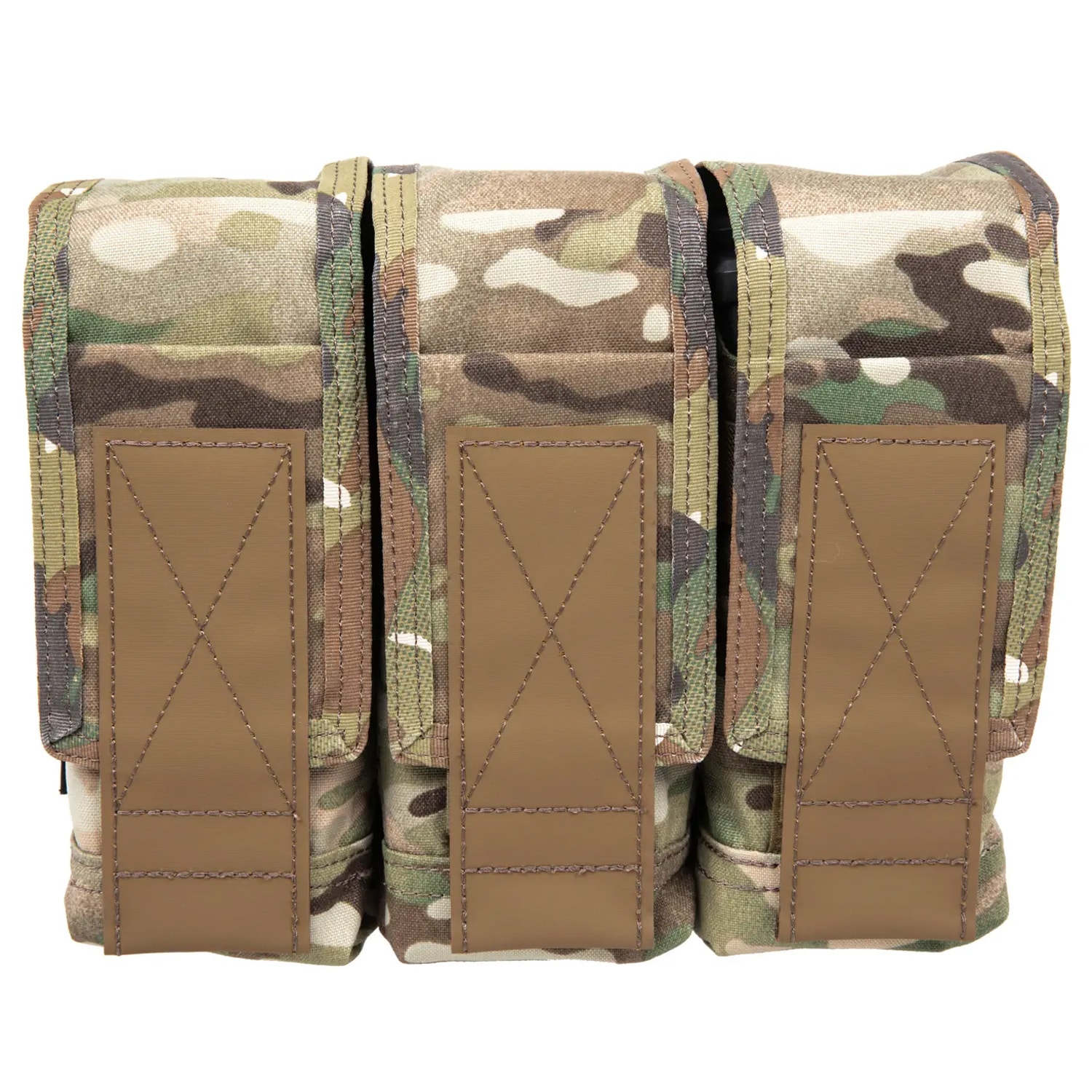 Potrójna ładownica zamknięta Emerson na magazynki 7.62 mm - MultiCam