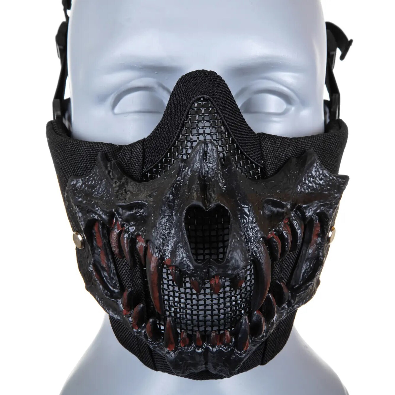Maska ochronna typu Stalker Wosport EVO Fangs Upgrade - Black