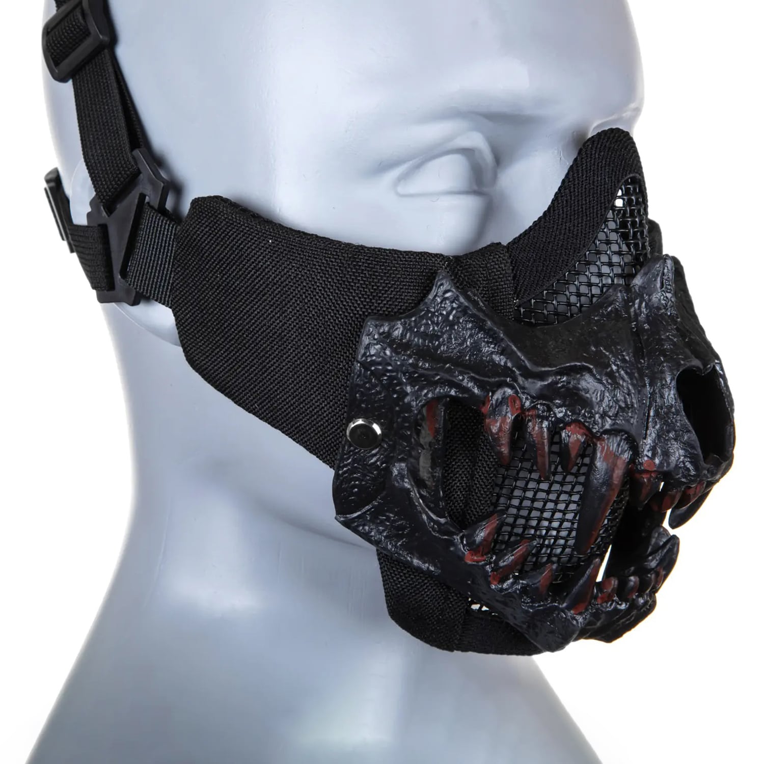 Maska ochronna typu Stalker Wosport EVO Fangs Upgrade - Black