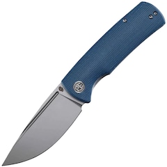 Nóż składany Petrified Fish Beluga  PF-P01 - Sandblasted/Blue Micarta
