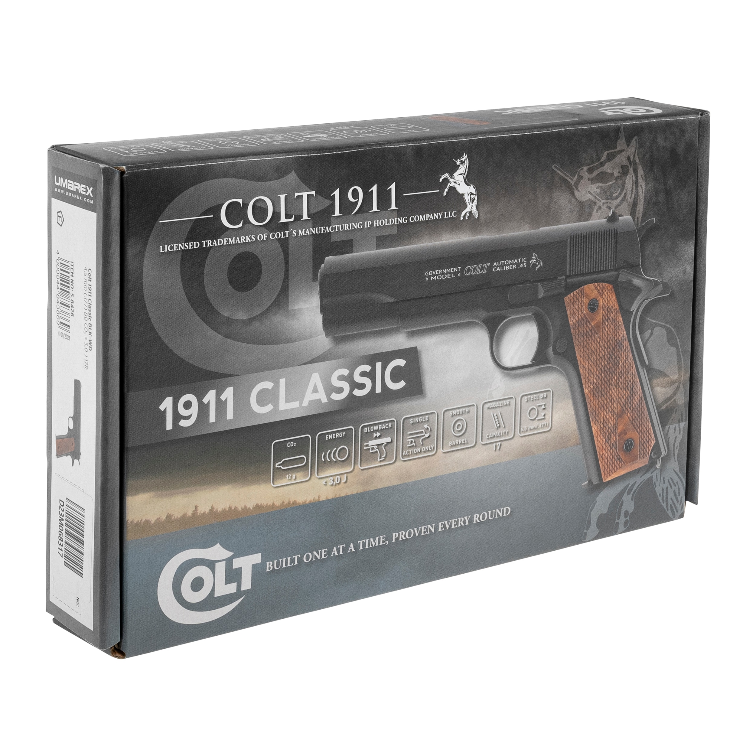 Wiatrówka Colt 1911 Classic 4,5 mm - Black