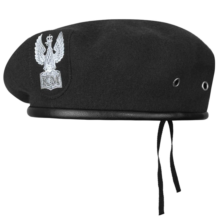 Beret BB-TEX dla klas mundurowych - Czarny