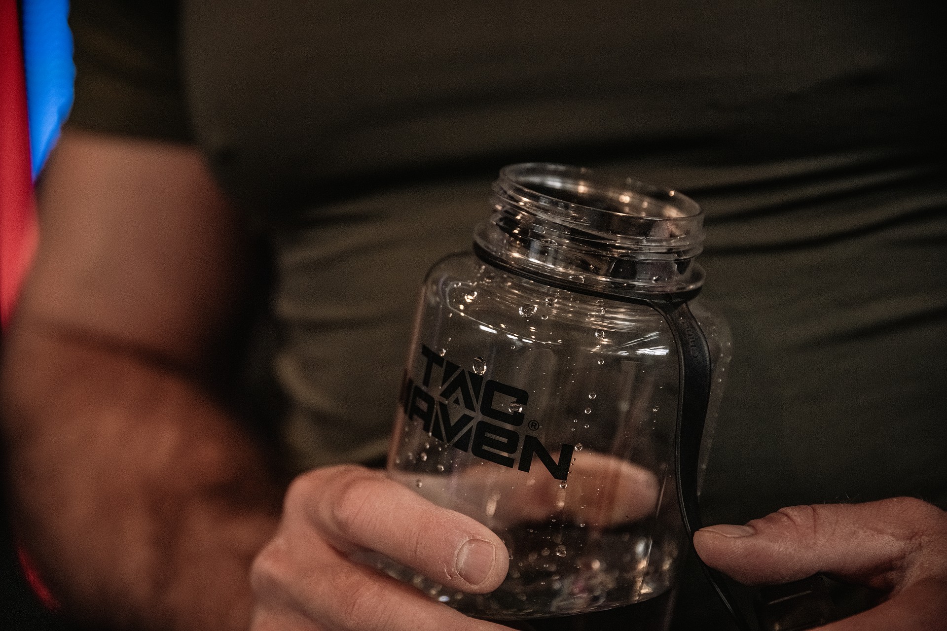 Butelka turystyczna Pentagon Tac Maven 1 l - Przezroczysta