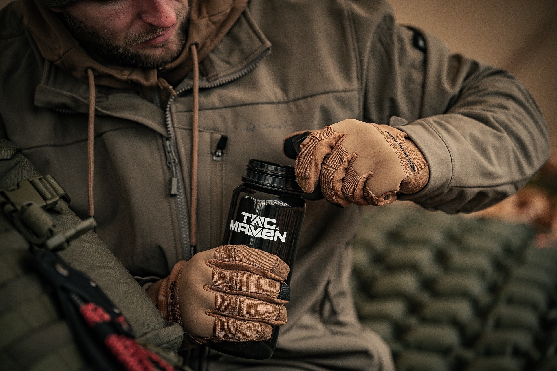 Butelka turystyczna Pentagon Tac Maven 650 ml - Black