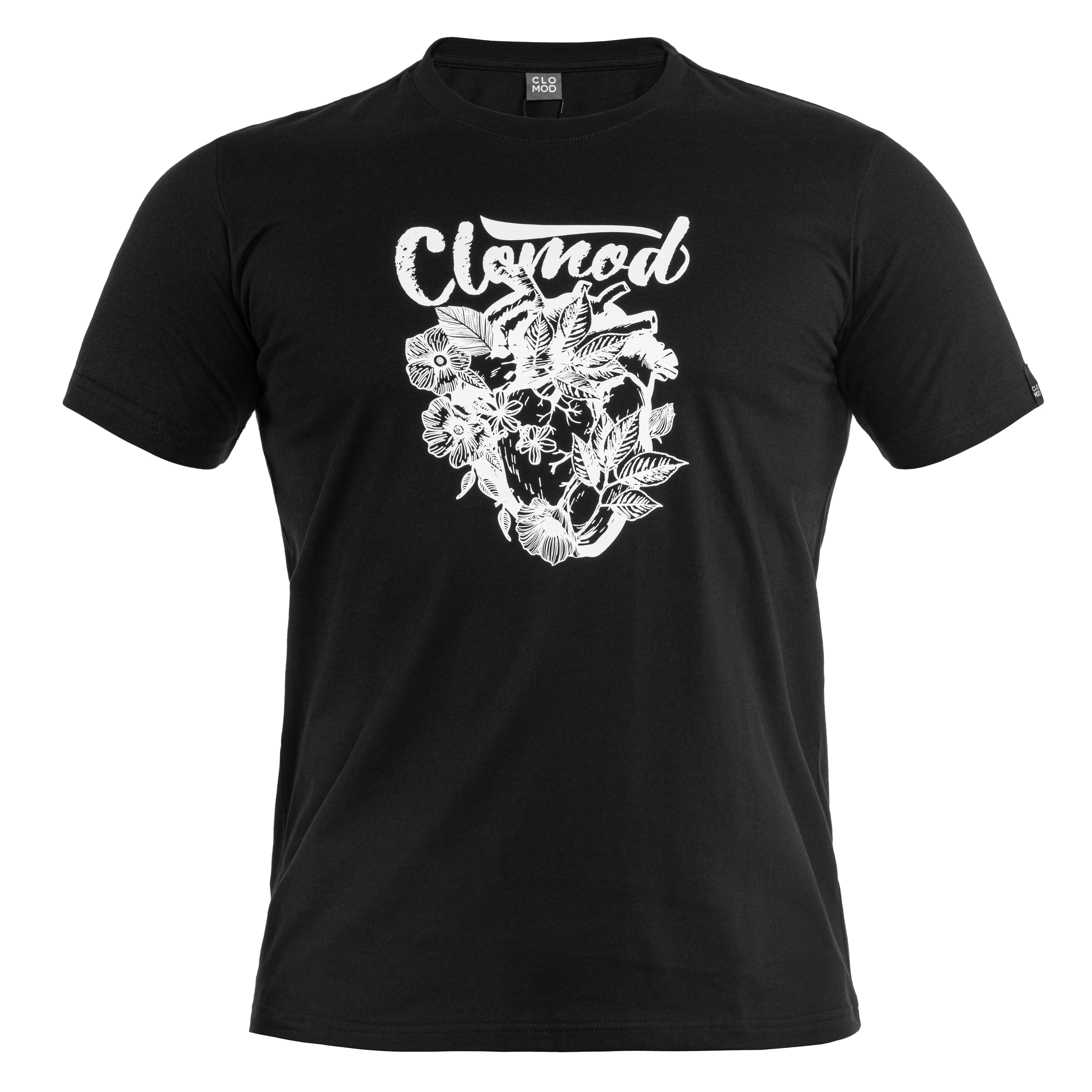 Koszulka T-shirt Pentagon CloMod Flower Heart - Black