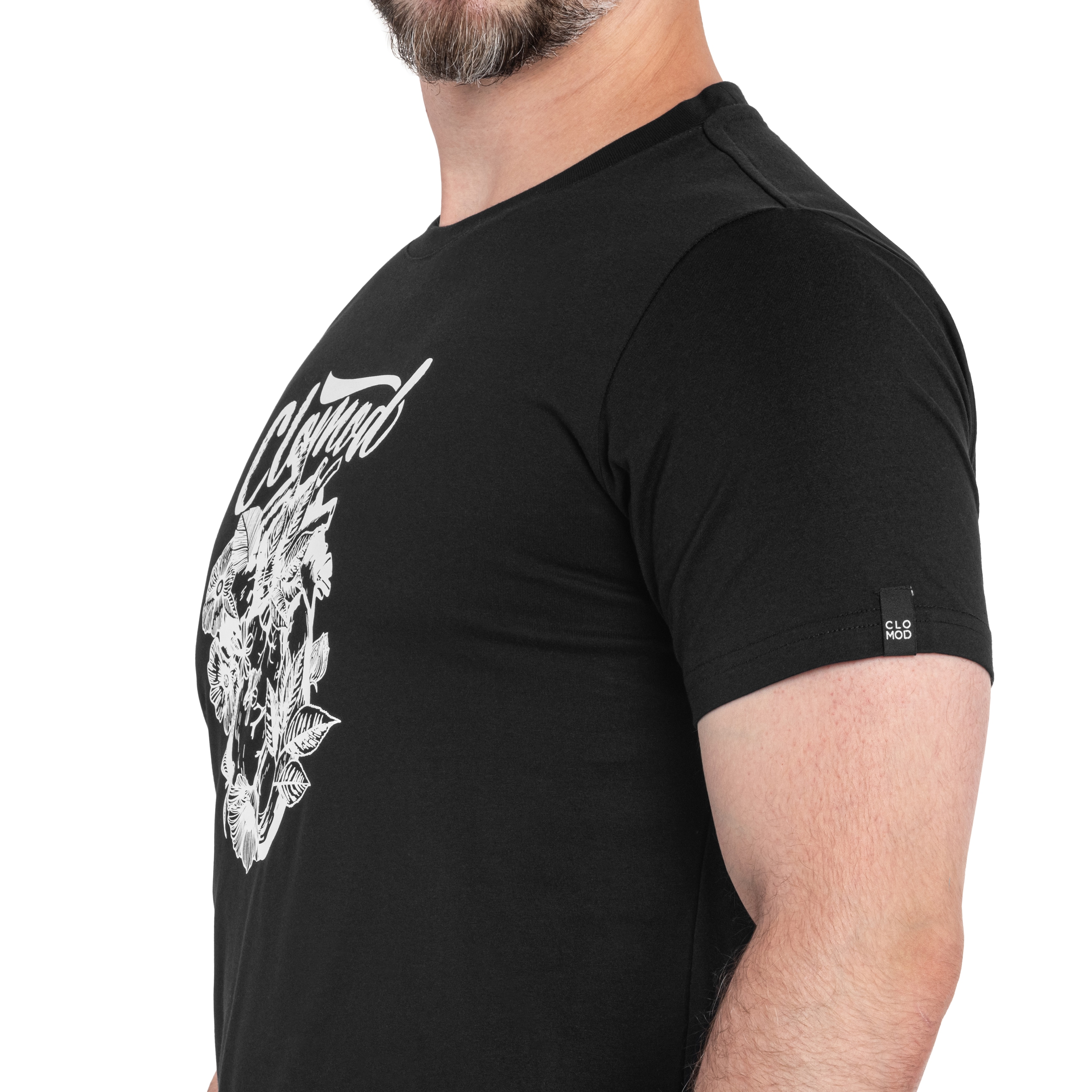 Koszulka T-shirt Pentagon CloMod Flower Heart - Black