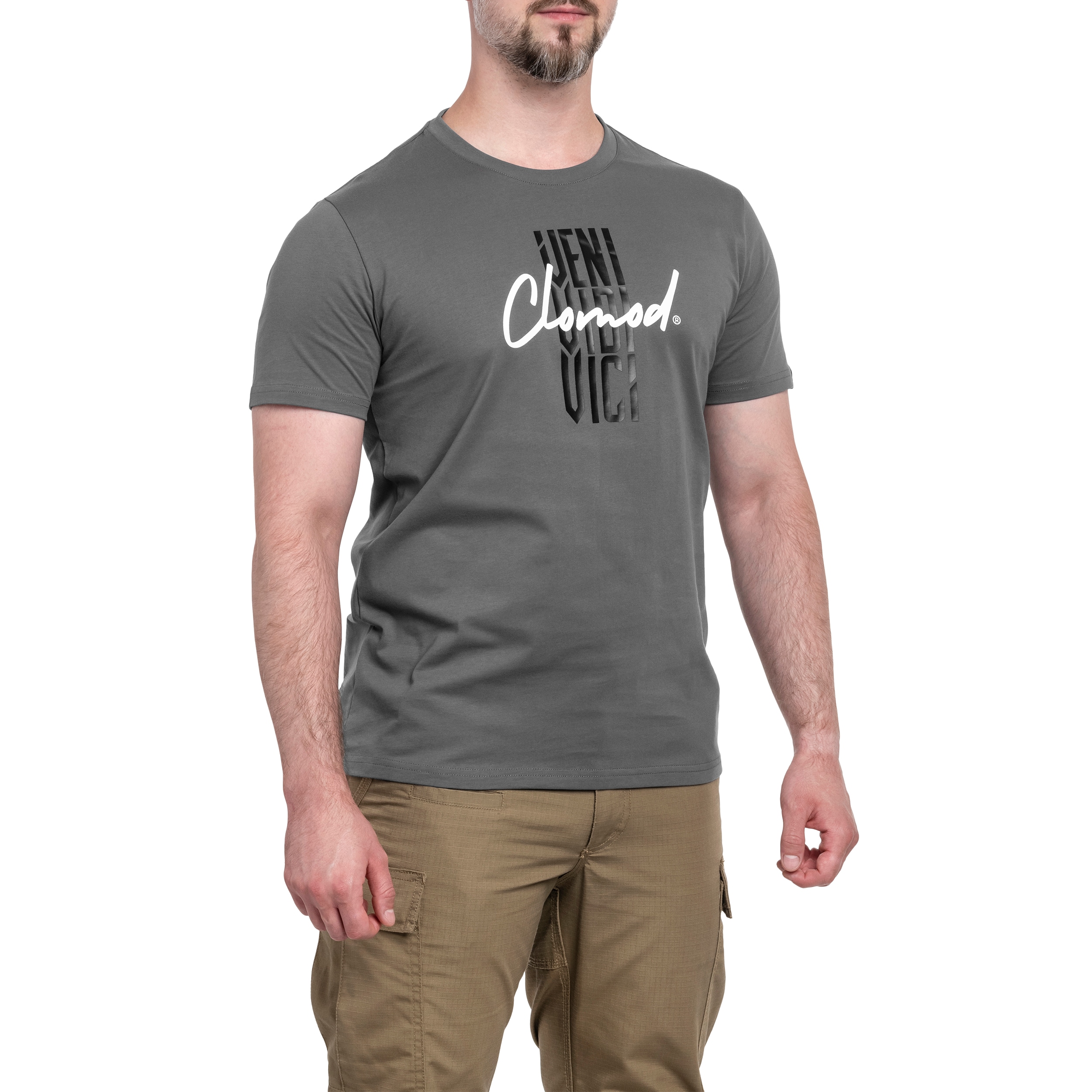 Koszulka T-shirt Pentagon CloMod Veni - Wolf Grey