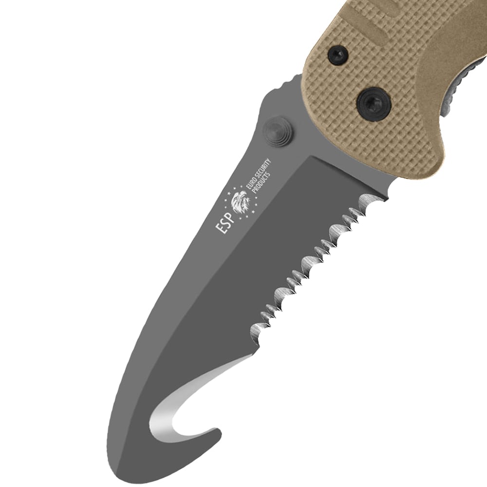 Складаний рятувальний ніж ESP Rescue Knife RKK-02 - Khaki