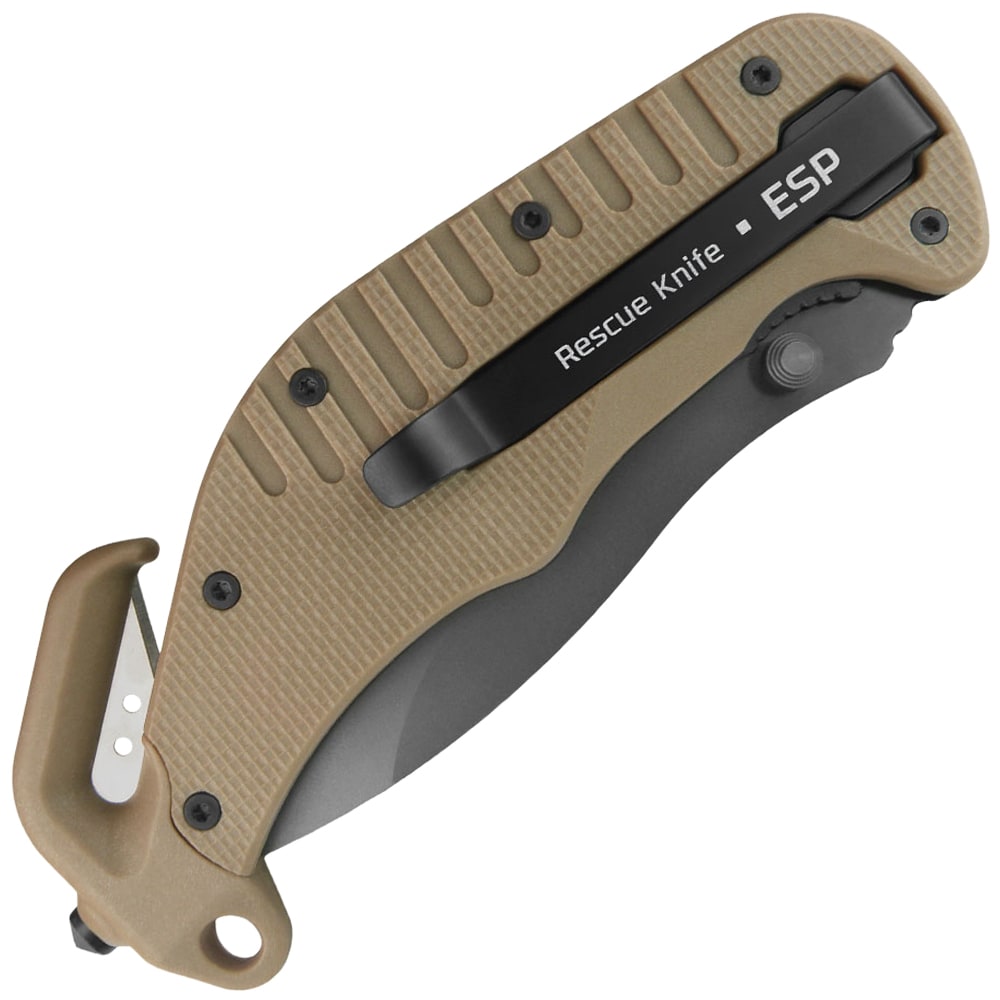 Складаний рятувальний ніж ESP Rescue Knife RKK-02 - Khaki