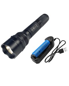 Тактичний ліхтарик ESP Helios 10-37-4R 760 люменів + зарядний пристрій - набір Тактичний ліхтарик ESP Helios 10-37-4R 760 люменів + зарядний пристрій - набір