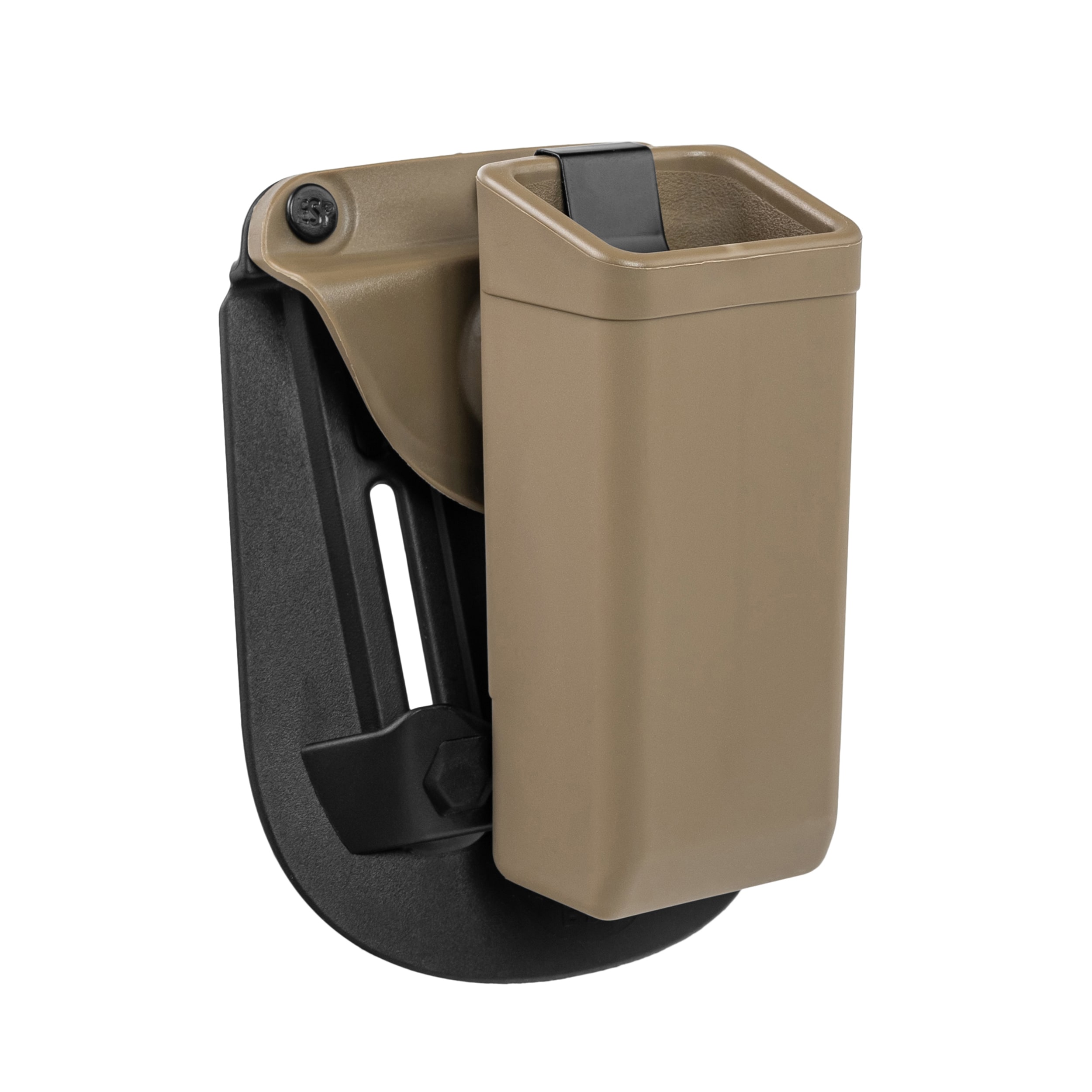 Ładownica obrotowa ESP z montażem Paddle na magazynek pistoletowy 9 mm - Khaki