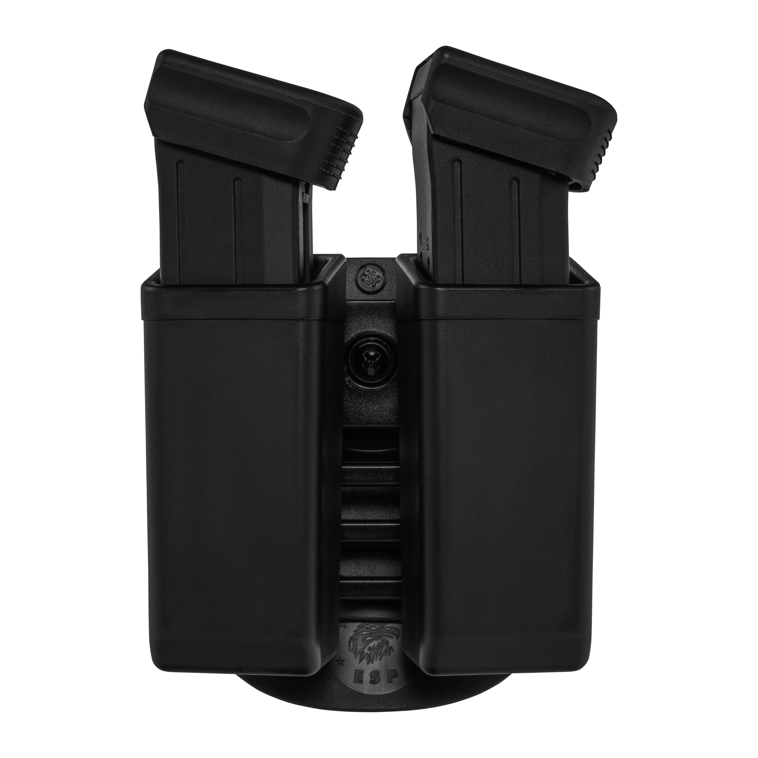 Podwójna ładownica obrotowa ESP z montażem Paddle na magazynki 9 mm - Black