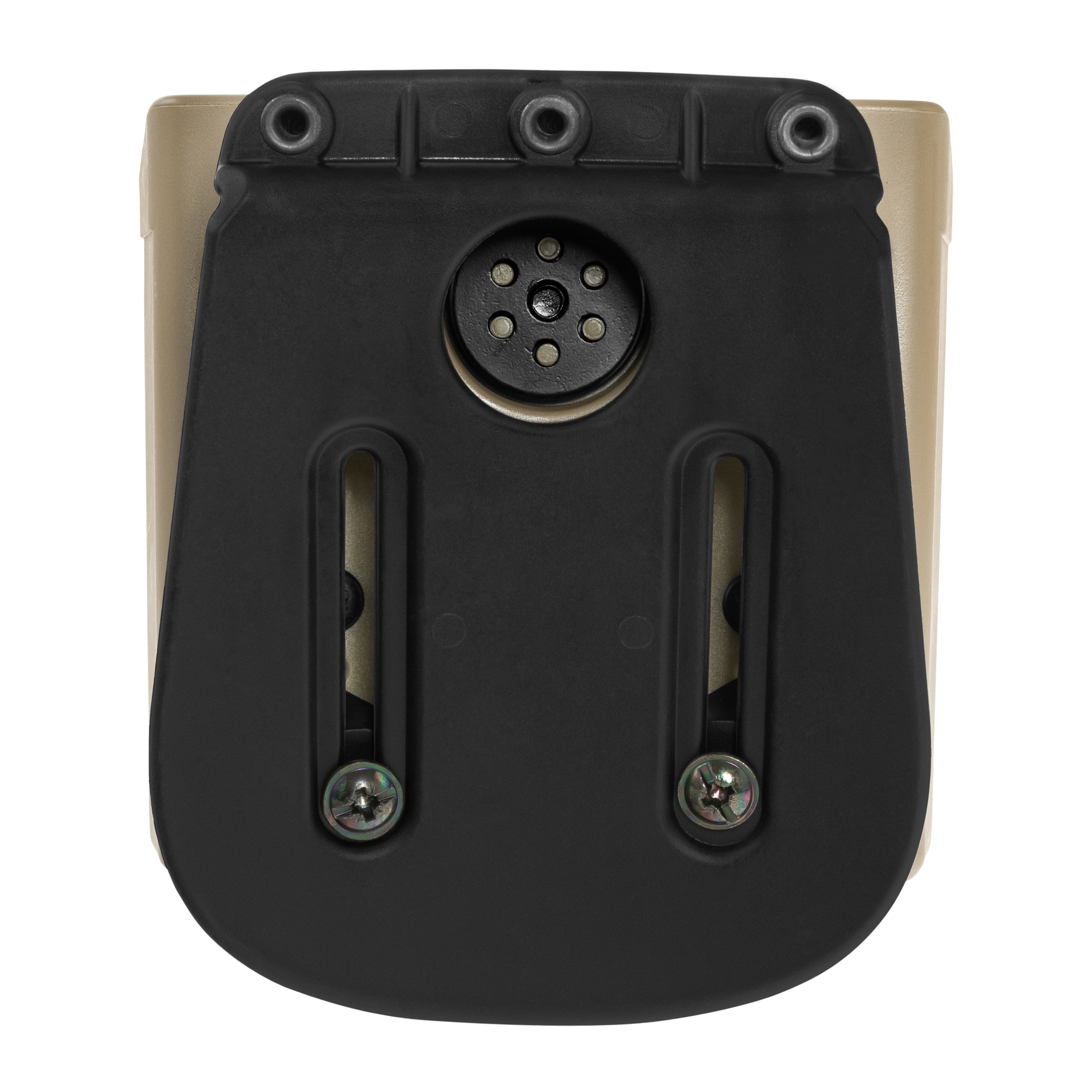 Podwójna ładownica obrotowa ESP z montażem Paddle na magazynki 9 mm - Khaki