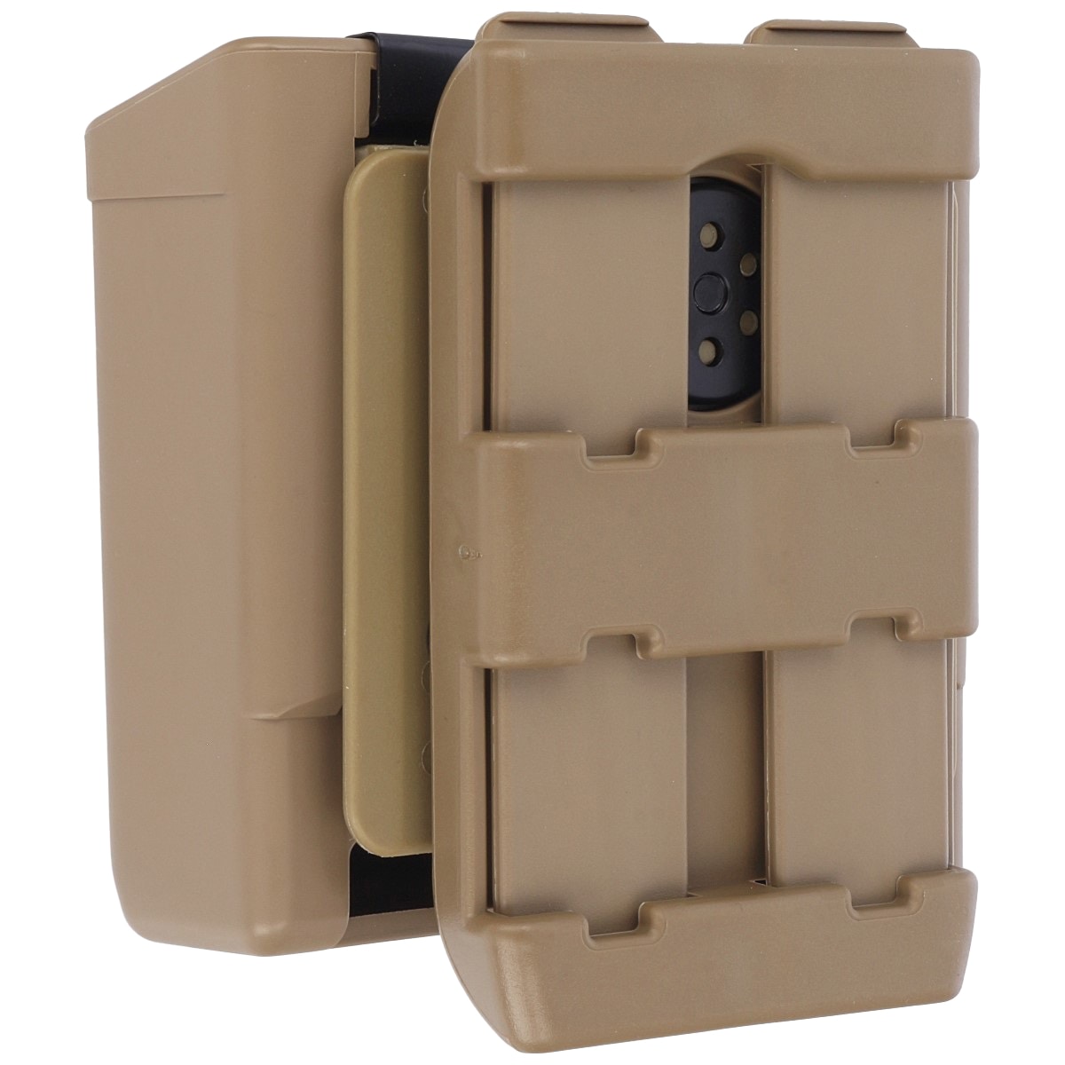 Podwójna ładownica obrotowa ESP z montażem UBC-04-2 na magazynki 9 mm - Khaki