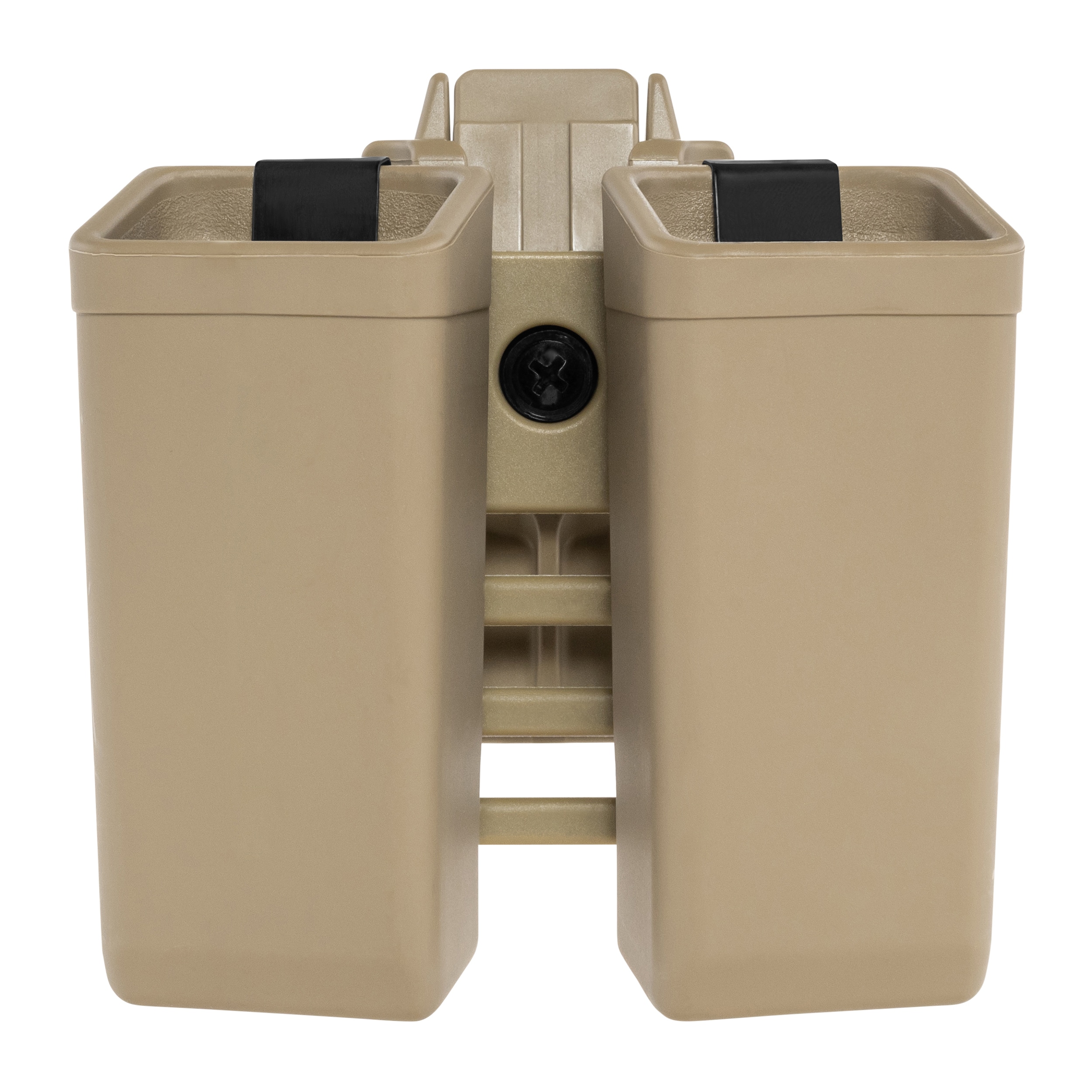 Podwójna ładownica obrotowa ESP z montażem UBC-05 Clip na magazynki 9 mm - Khaki