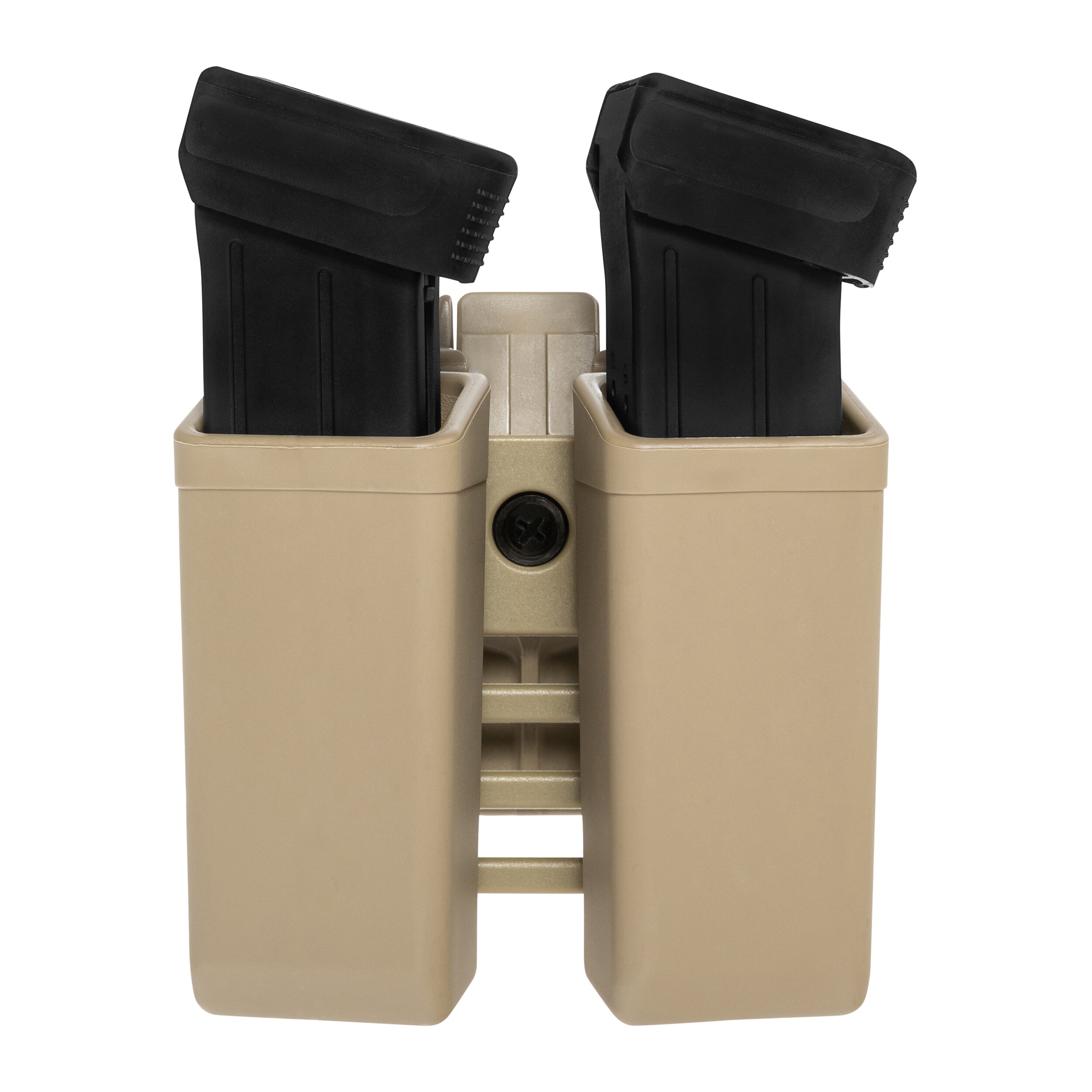 Podwójna ładownica obrotowa ESP z montażem UBC-05 Clip na magazynki 9 mm - Khaki