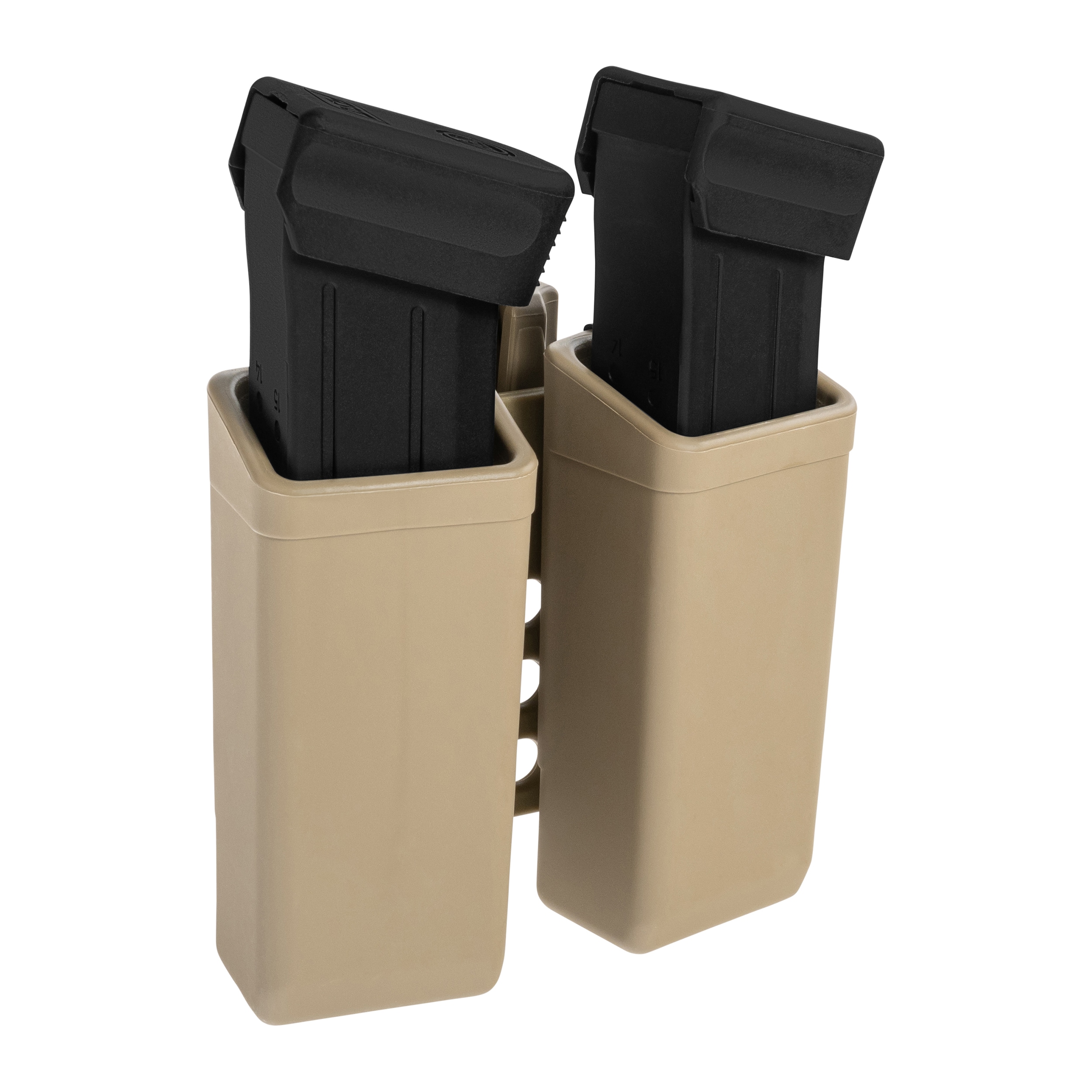Podwójna ładownica obrotowa ESP z montażem UBC-05 Clip na magazynki 9 mm - Khaki