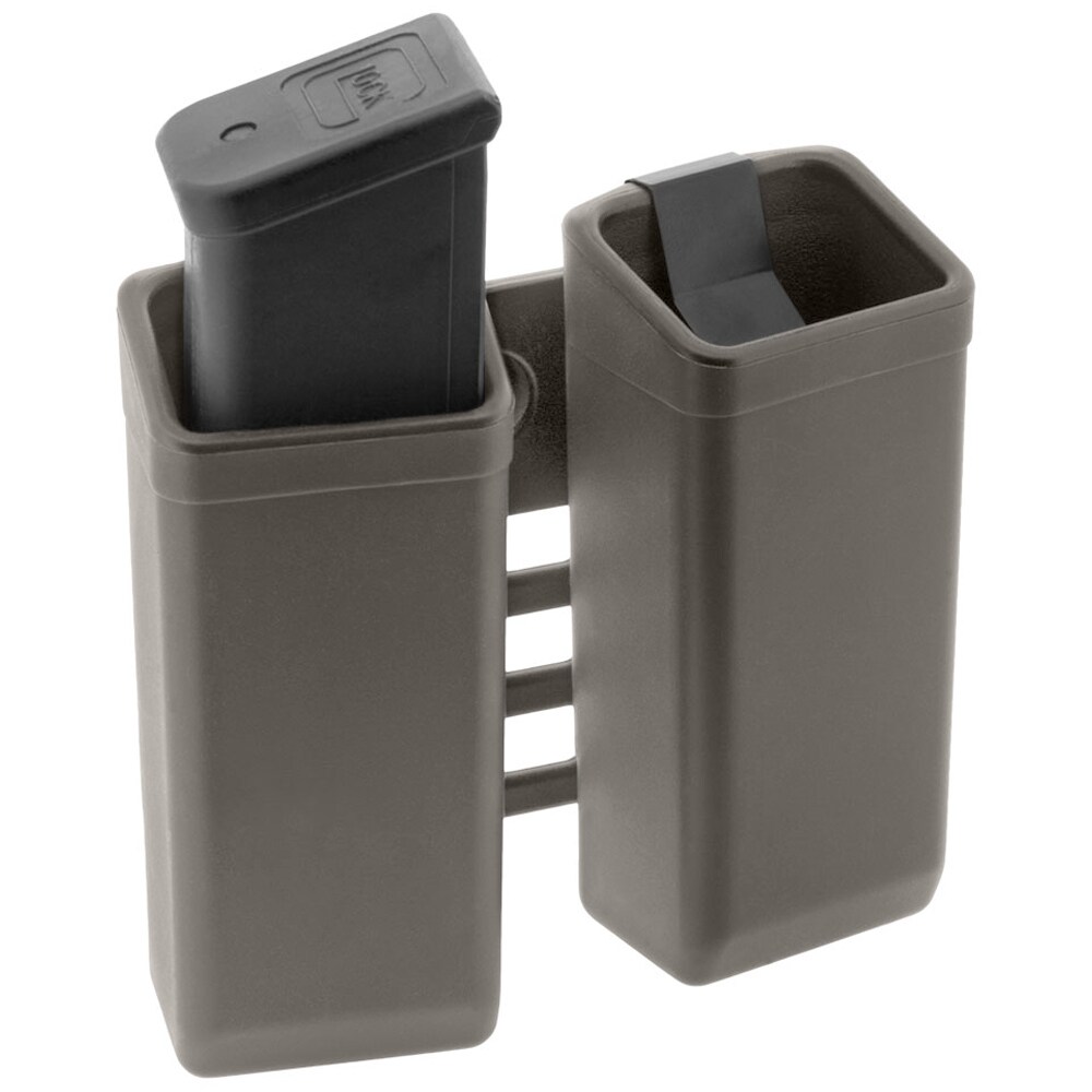 Podwójna ładownica obrotowa ESP z montażem UBC-05 Clip na magazynki 9 mm - Olive Drab