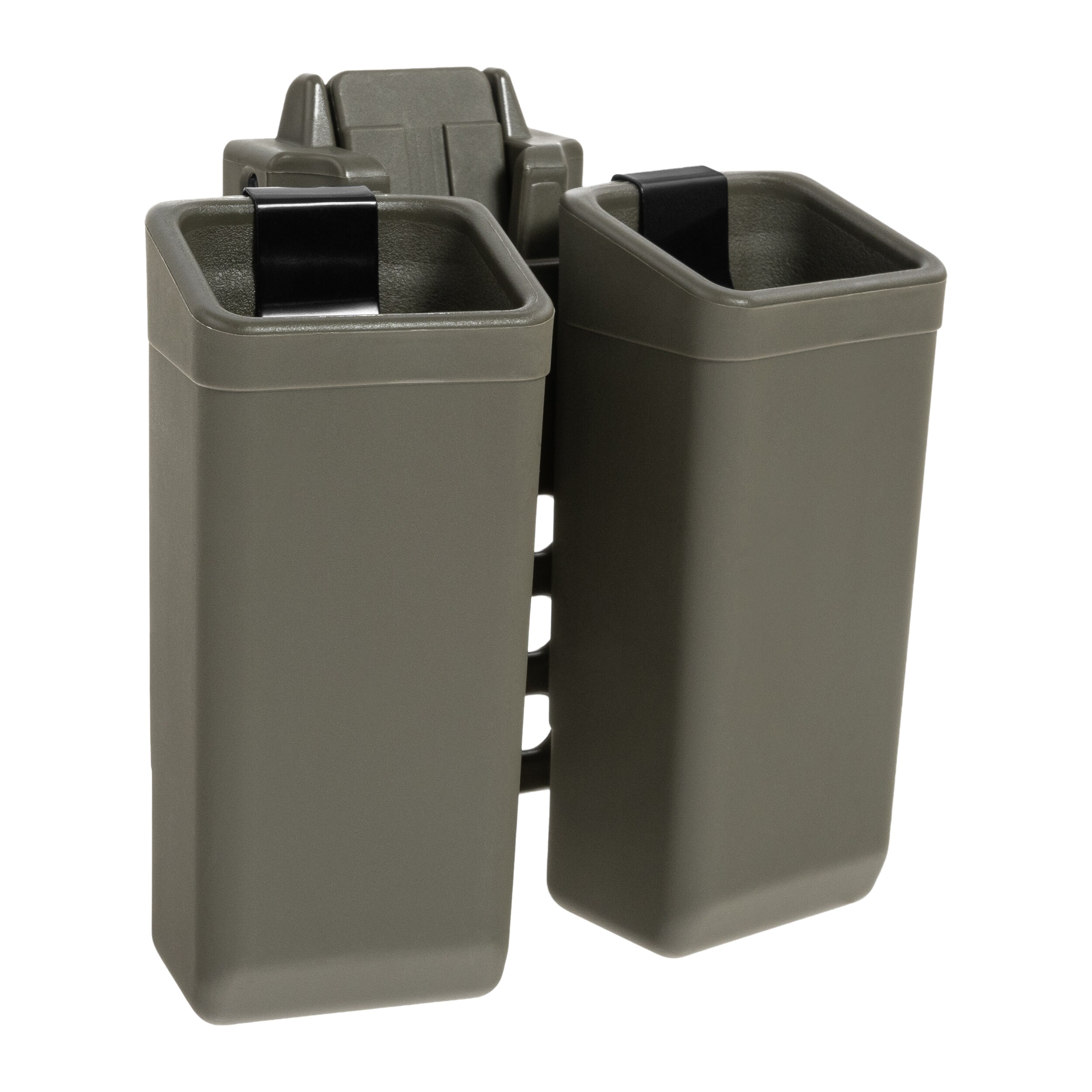 Podwójna ładownica obrotowa ESP z montażem UBC-05 Clip na magazynki 9 mm - Olive Drab