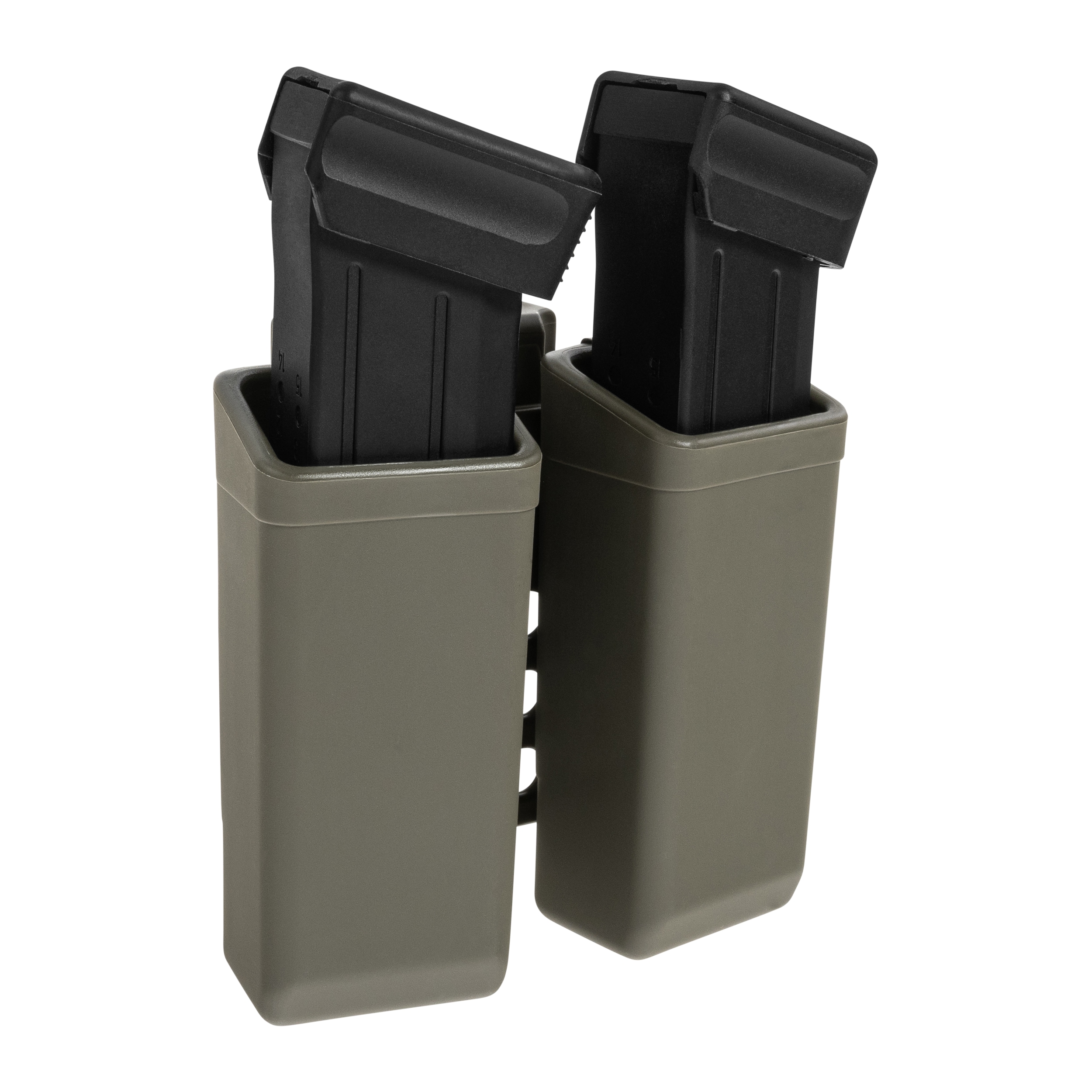 Podwójna ładownica obrotowa ESP z montażem UBC-05 Clip na magazynki 9 mm - Olive Drab