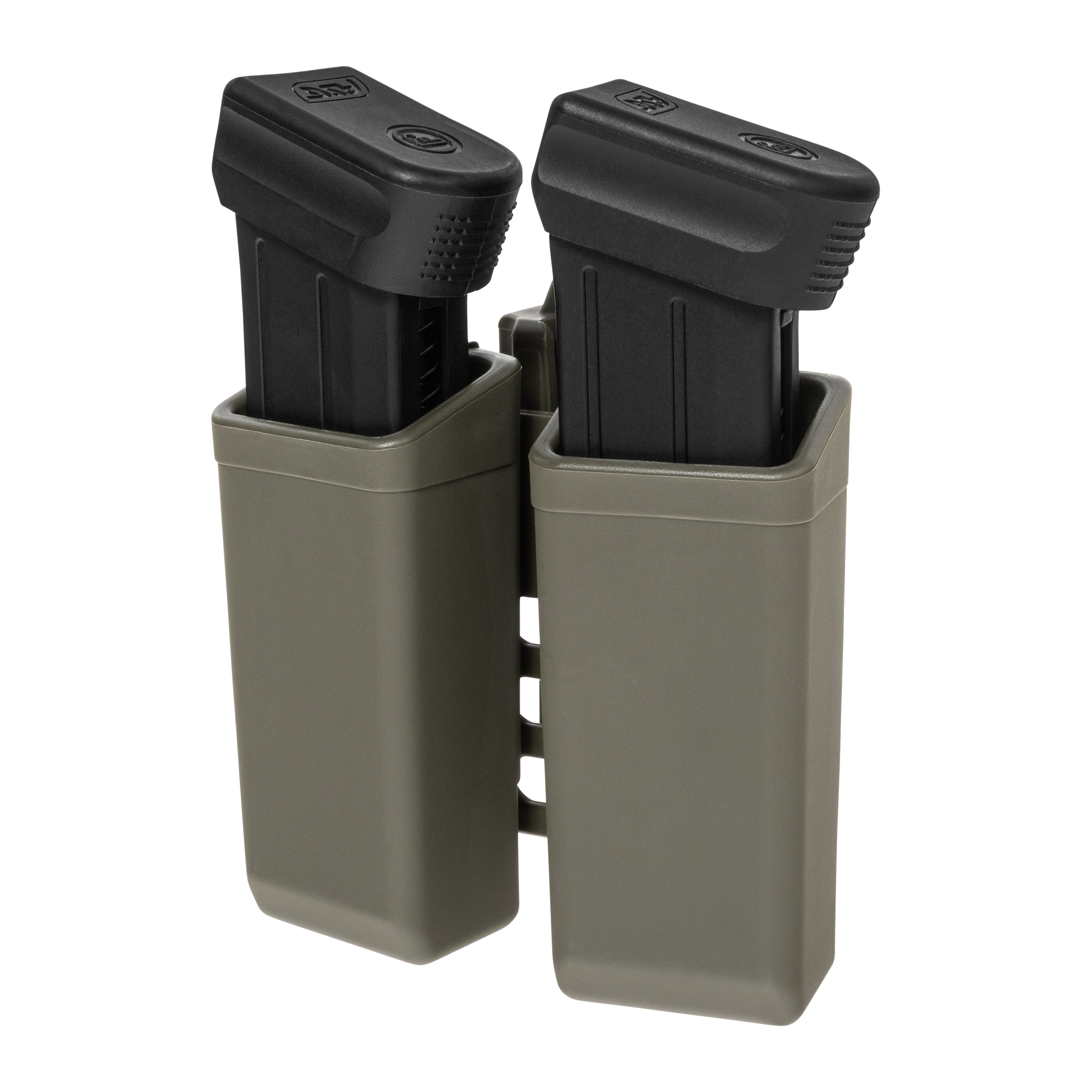 Podwójna ładownica obrotowa ESP z montażem UBC-05 Clip na magazynki 9 mm - Olive Drab