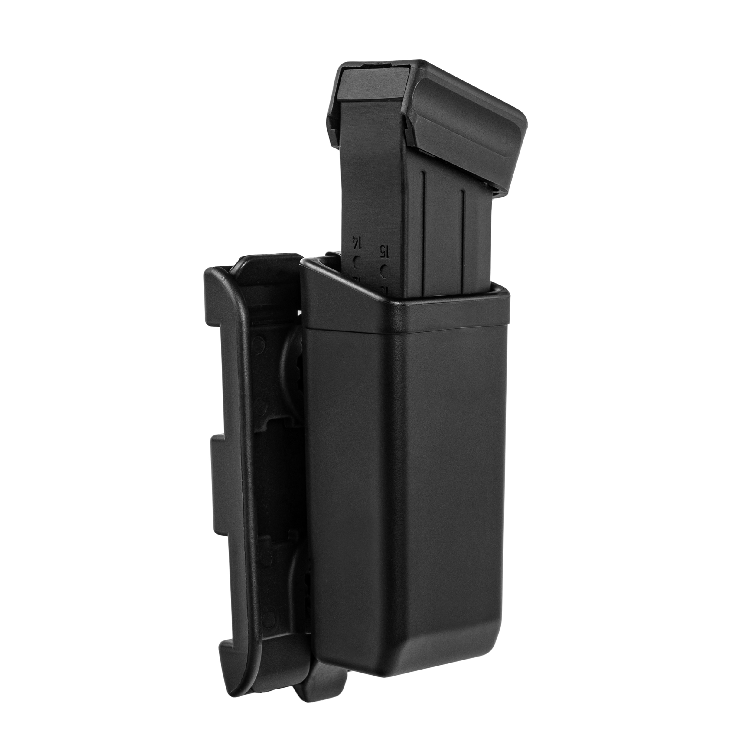 Ładownica obrotowa ESP z montażem UBC-07 na magazynek 9 mm MOLLE - Black
