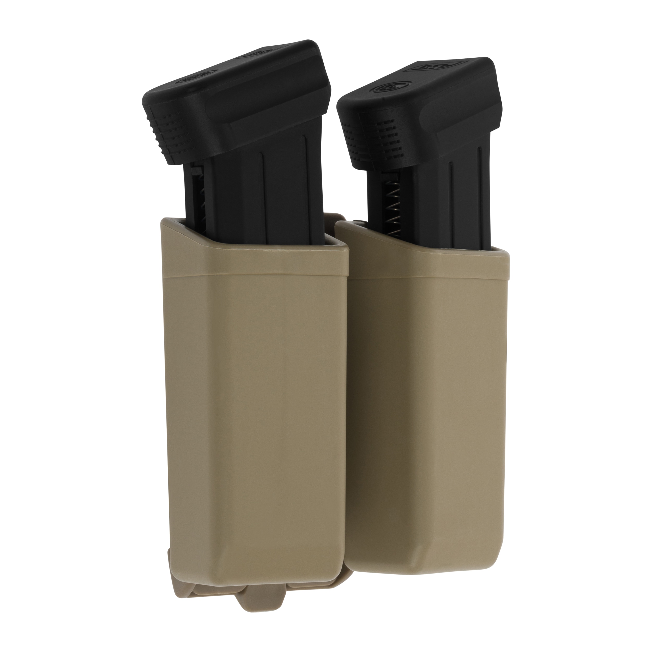 Podwójna ładownica obrotowa ESP z montażem UBC-07 Clip na małe magazynki - Khaki