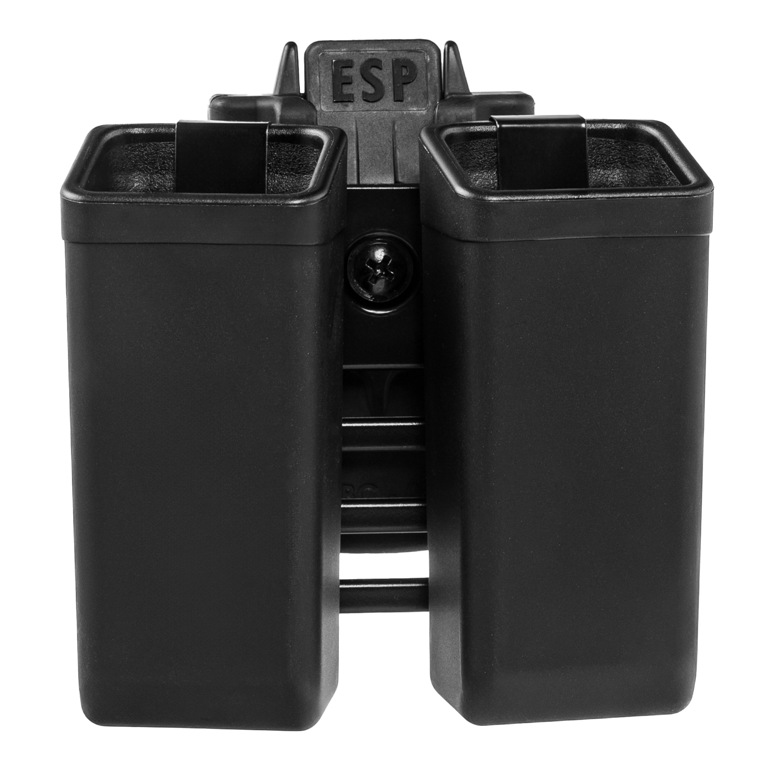 Podwójna ładownica obrotowa ESP z montażem UBC-08 Clip na magazynki 9 mm - Black