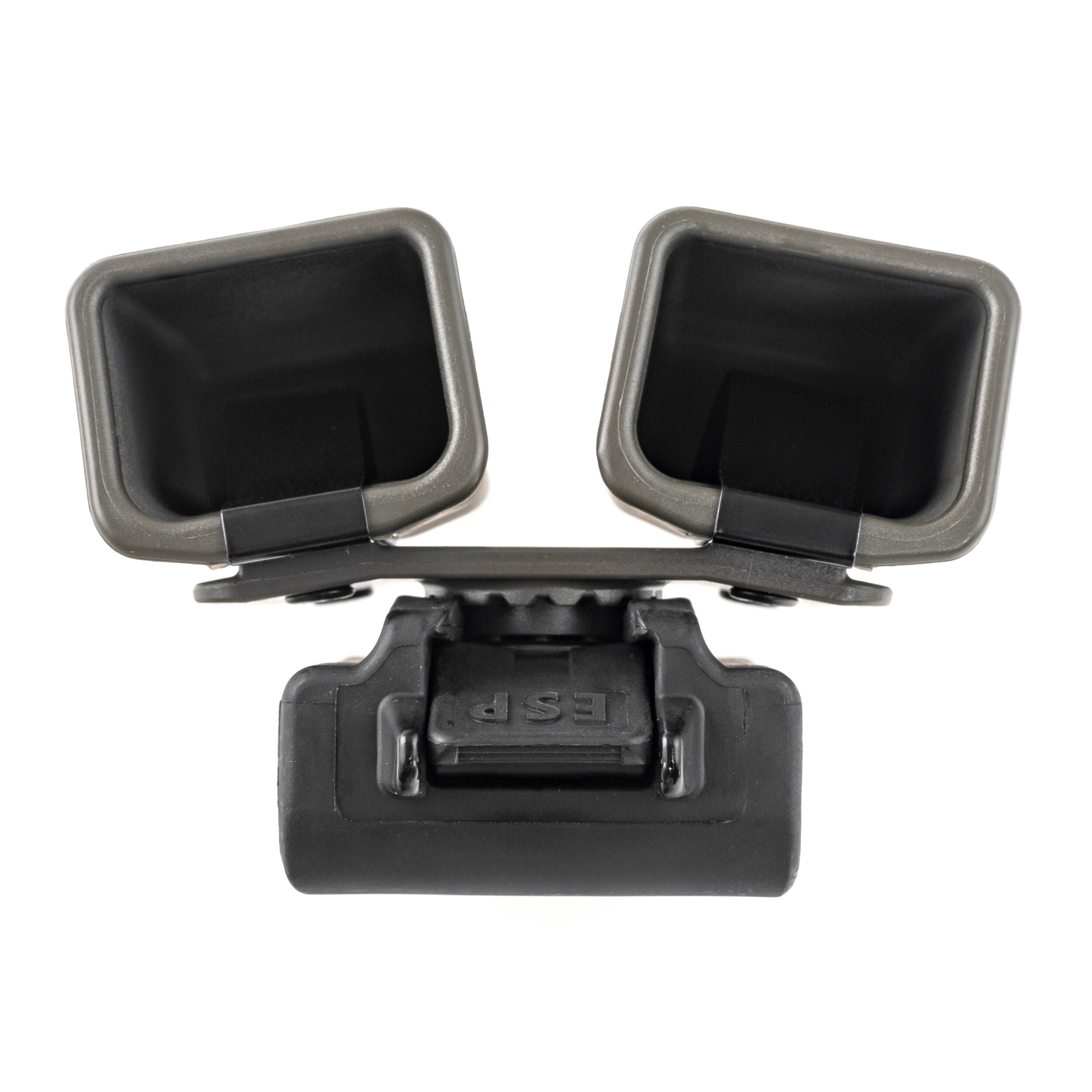 Podwójna ładownica obrotowa ESP z montażem UBC-08 Clip na magazynki 9 mm - Olive Drab