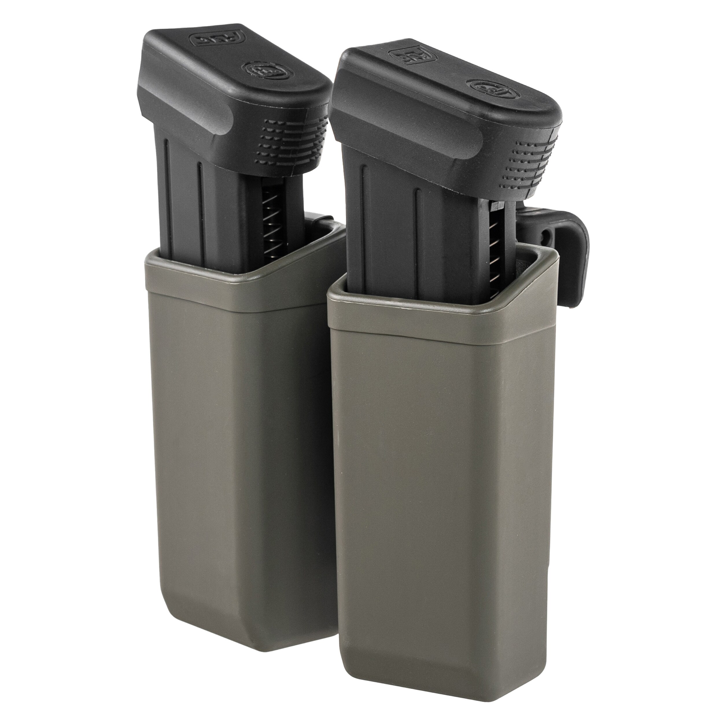 Podwójna ładownica obrotowa ESP z montażem UBC-08 Clip na magazynki 9 mm - Olive Drab