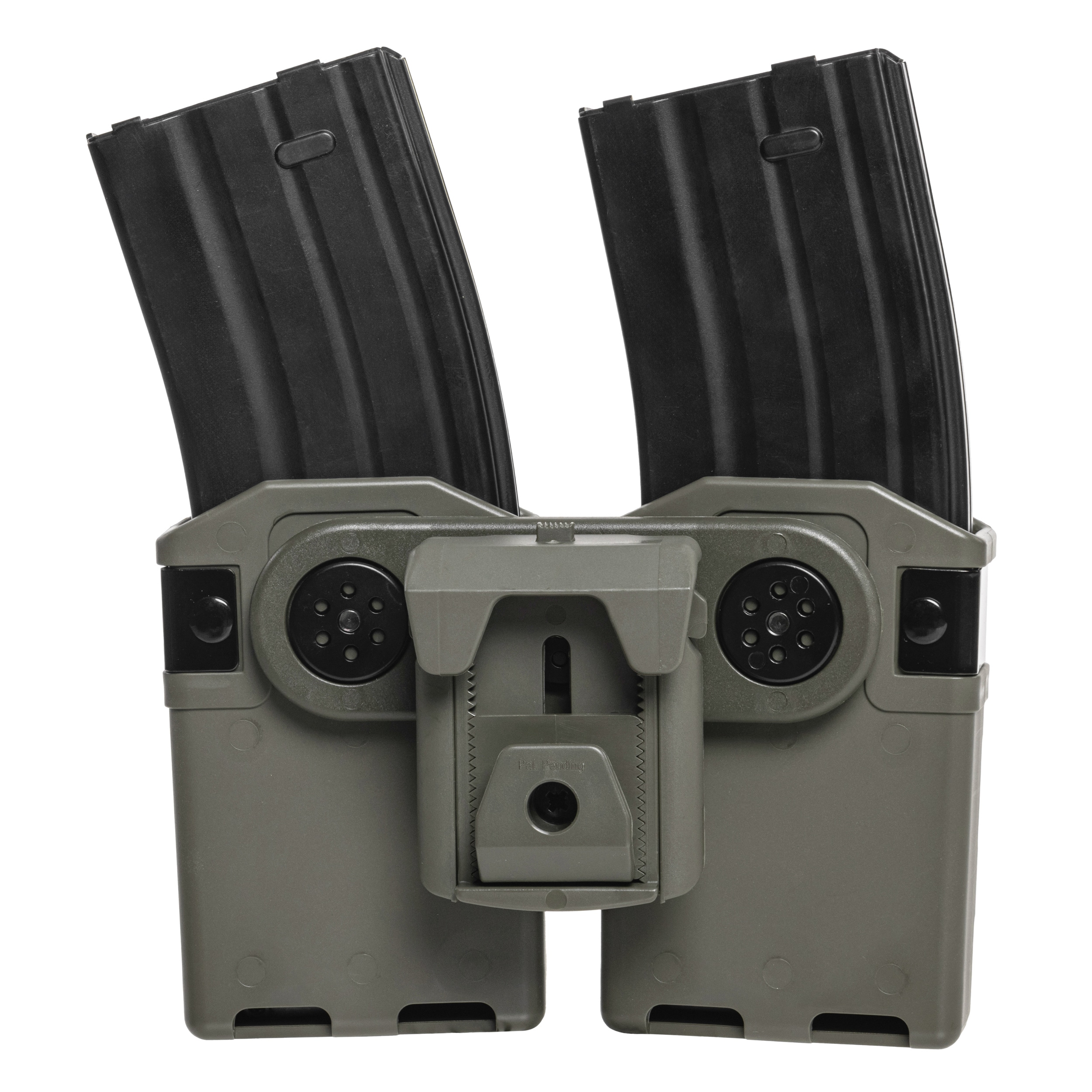 Podwójna ładownica obrotowa ESP z montażem UBC-01 Clip na magazynki - Olive Drab