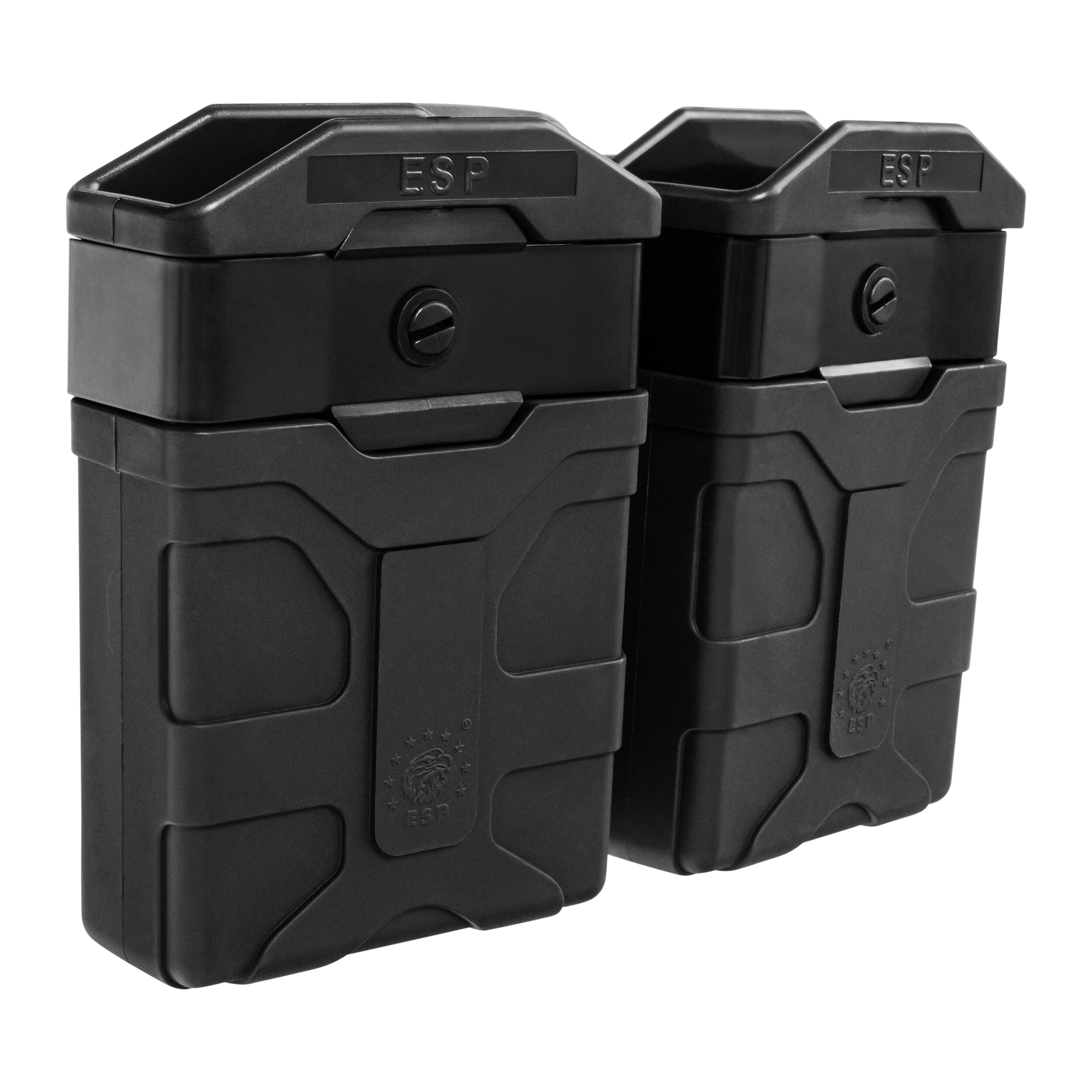 Podwójna ładownica obrotowa ESP z montażem Paddle na magazynki w kalibrze 5.56 mm - Black