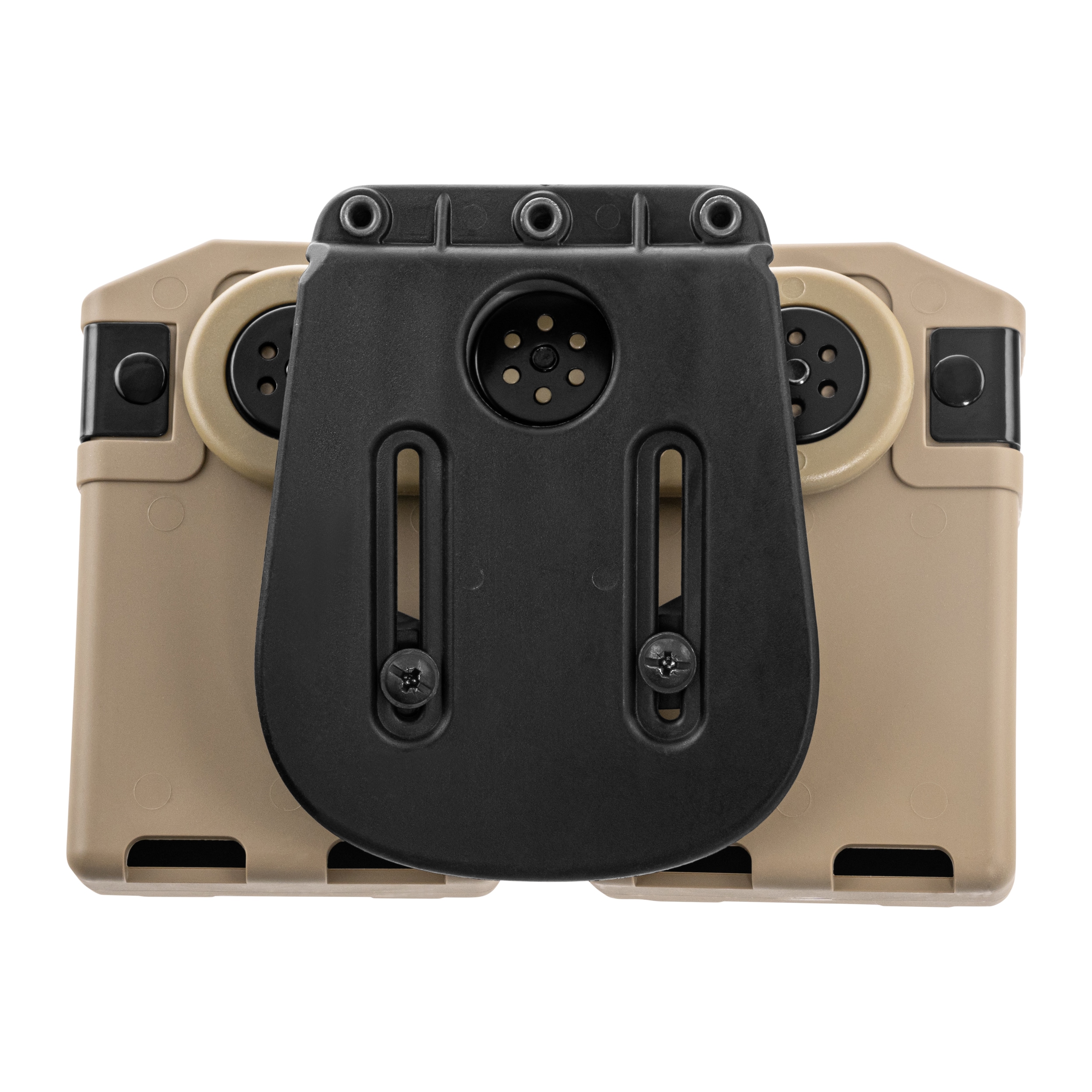 Podwójna ładownica obrotowa ESP z montażem Paddle na magazynki w kalibrze 5.56 mm - Khaki