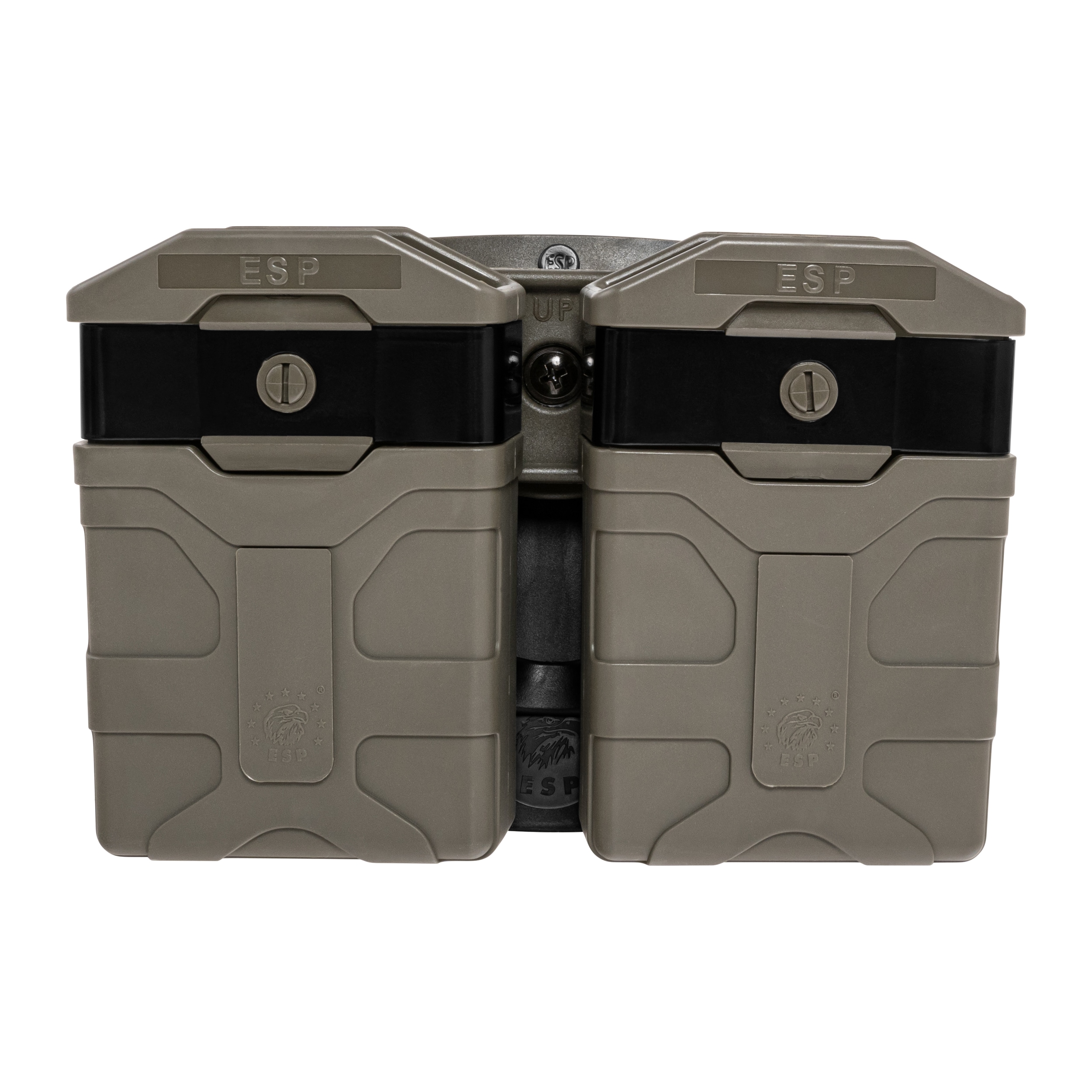 Podwójna ładownica obrotowa ESP z montażem Paddle na magazynki w kalibrze 5.56 mm - Olive Drab