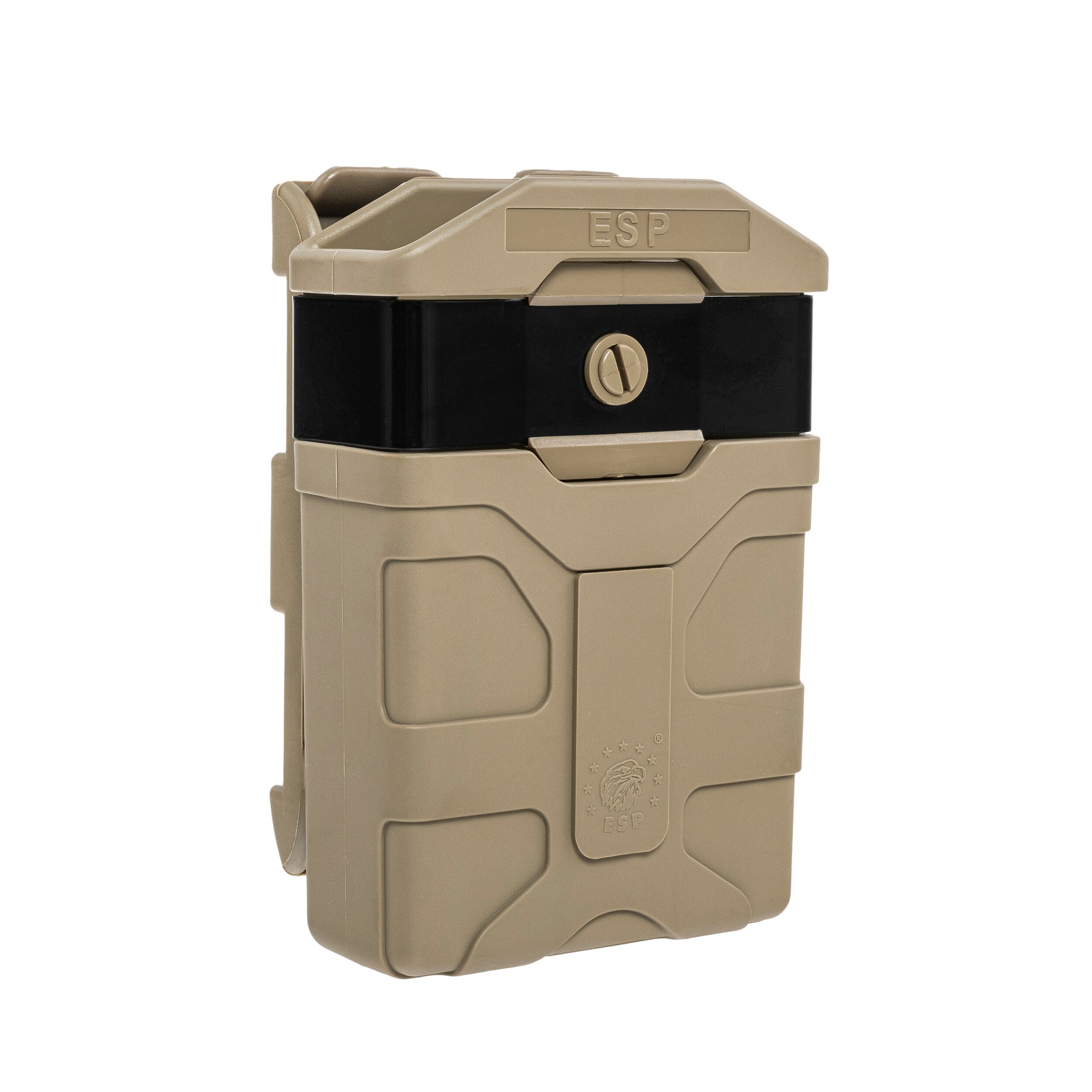 Ładownica obrotowa ESP z montażem UBC-04-2 Clip na magazynek AR-15 - Khaki