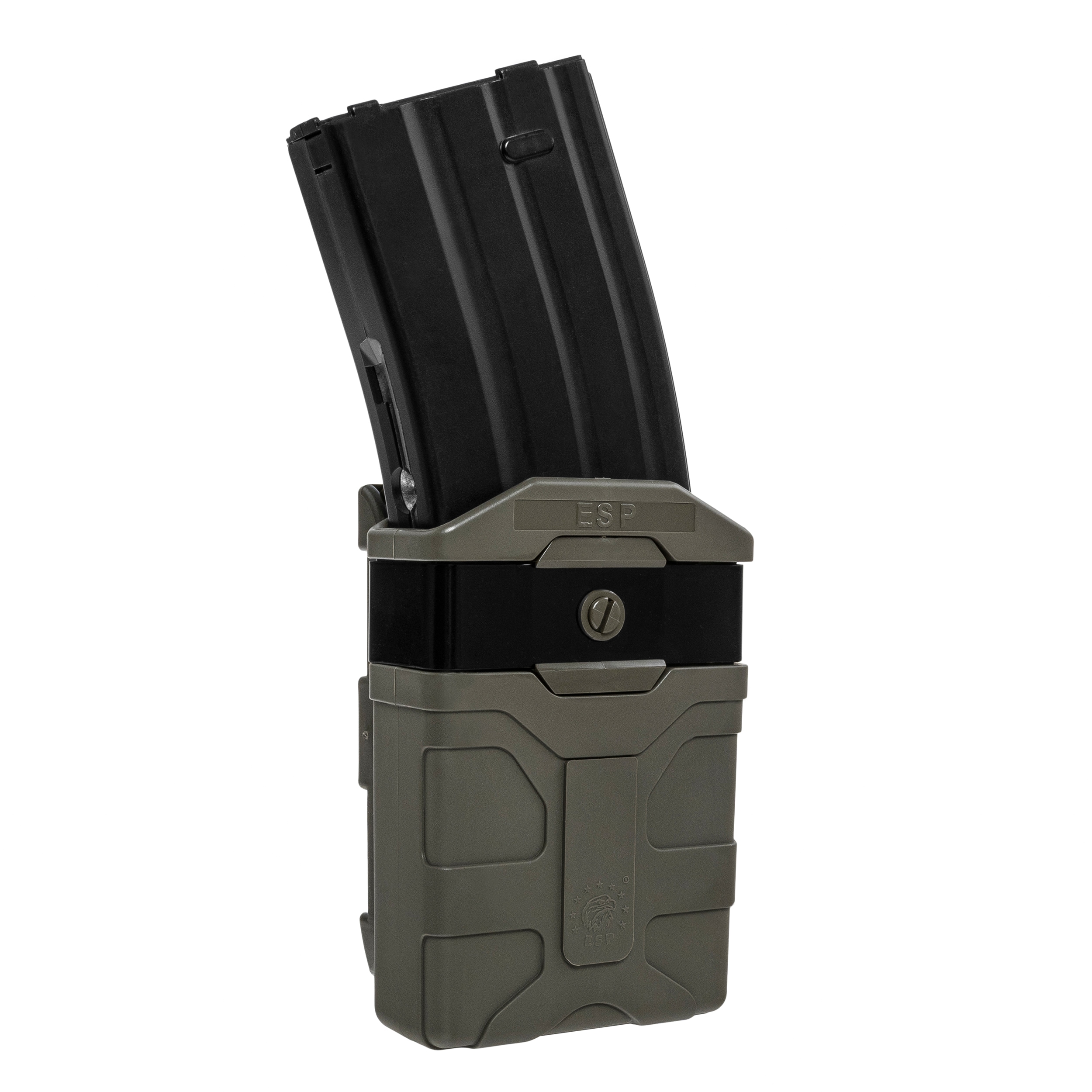 Ładownica obrotowa ESP z montażem UBC-04-2 Clip na magazynek AR-15 - Olive Drab