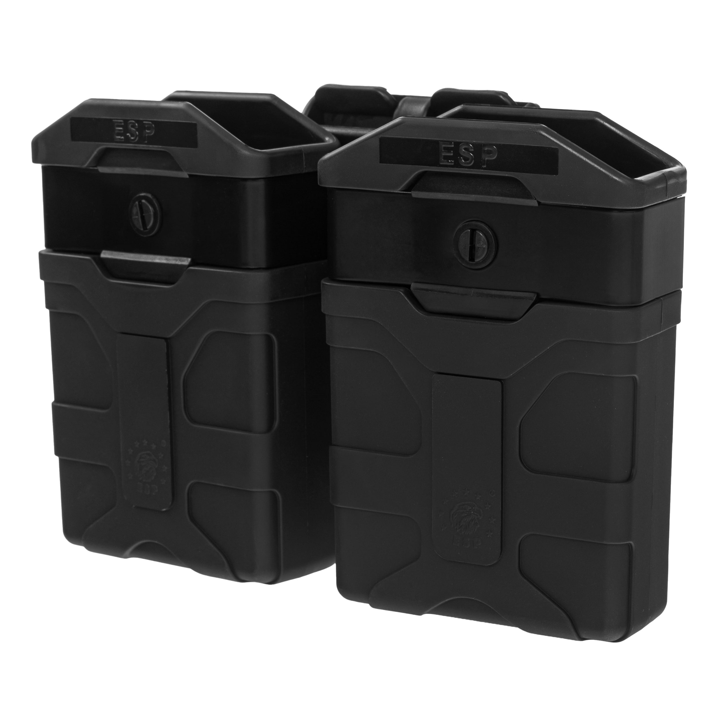 Podwójna ładownica obrotowa ESP z montażem UBC-04-2 Clip na magazynki - Black
