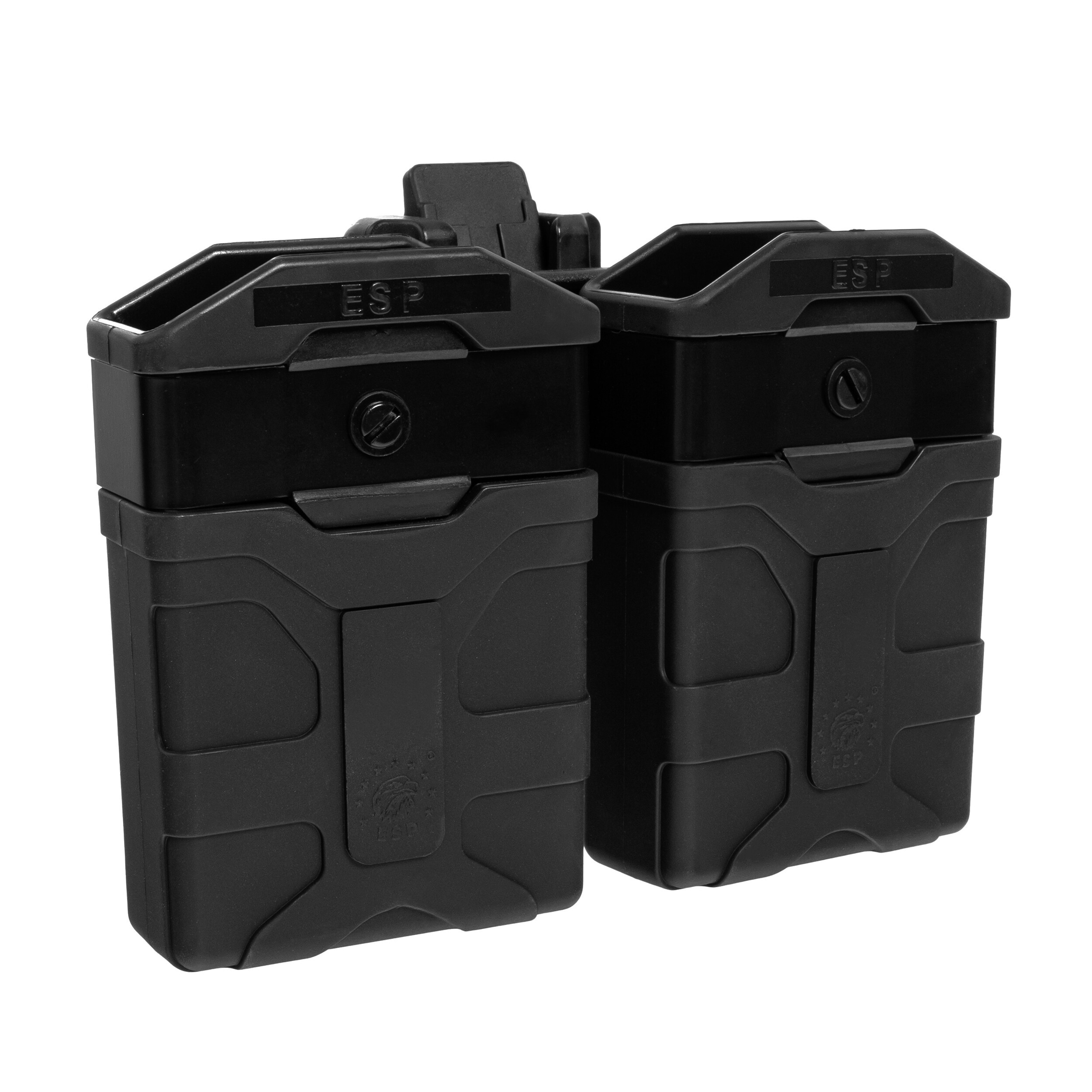Podwójna ładownica obrotowa ESP z montażem UBC-05-A na magazynek w kalibrze 5,56 mm - Black