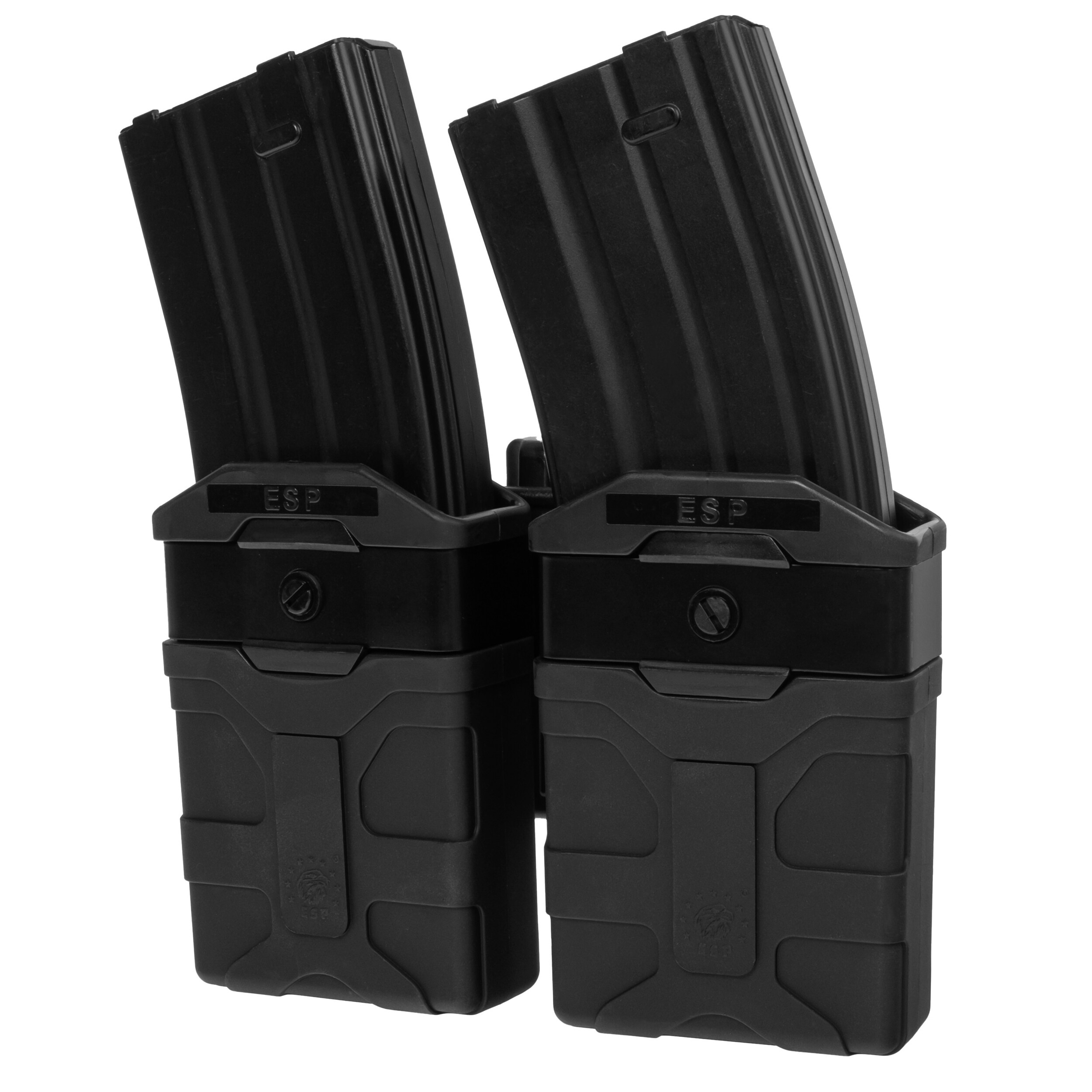 Podwójna ładownica obrotowa ESP z montażem UBC-05-A na magazynek w kalibrze 5,56 mm - Black