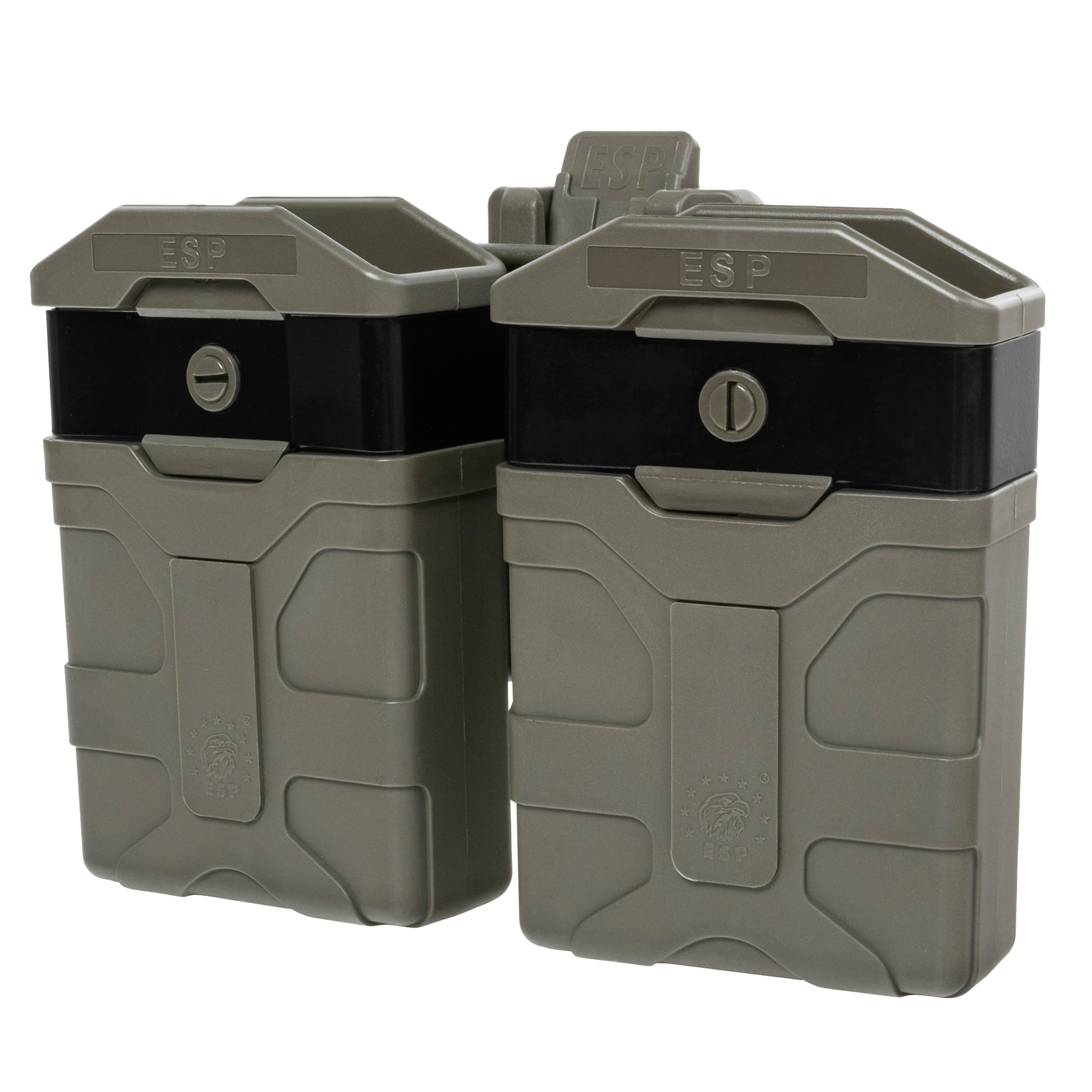 Podwójna ładownica obrotowa ESP z montażem UBC-05-A na magazynek w kalibrze 5,56 mm - Olive Drab