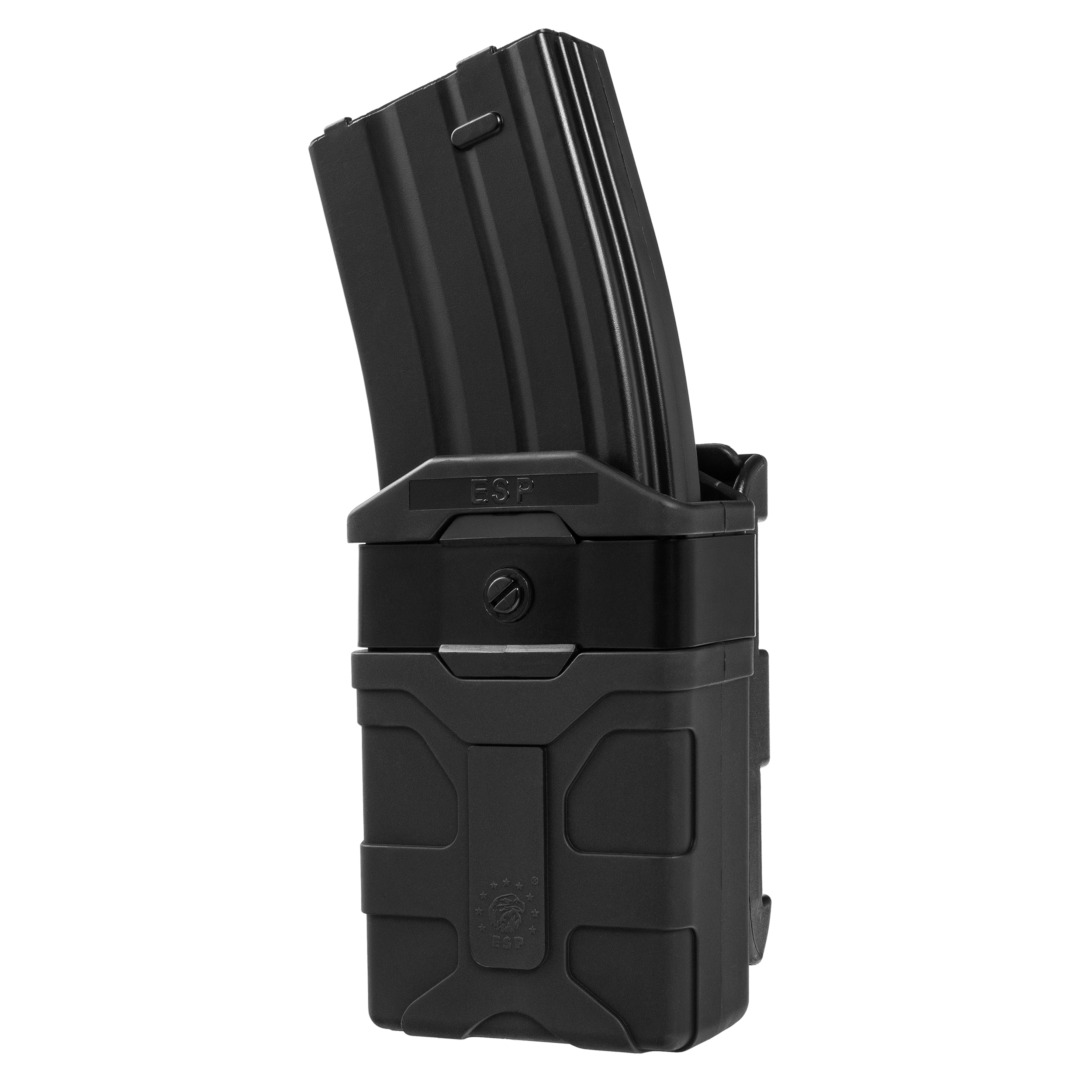 Ładownica obrotowa ESP z montażem UBC-07 na magazynek AR-15 MOLLE - Black