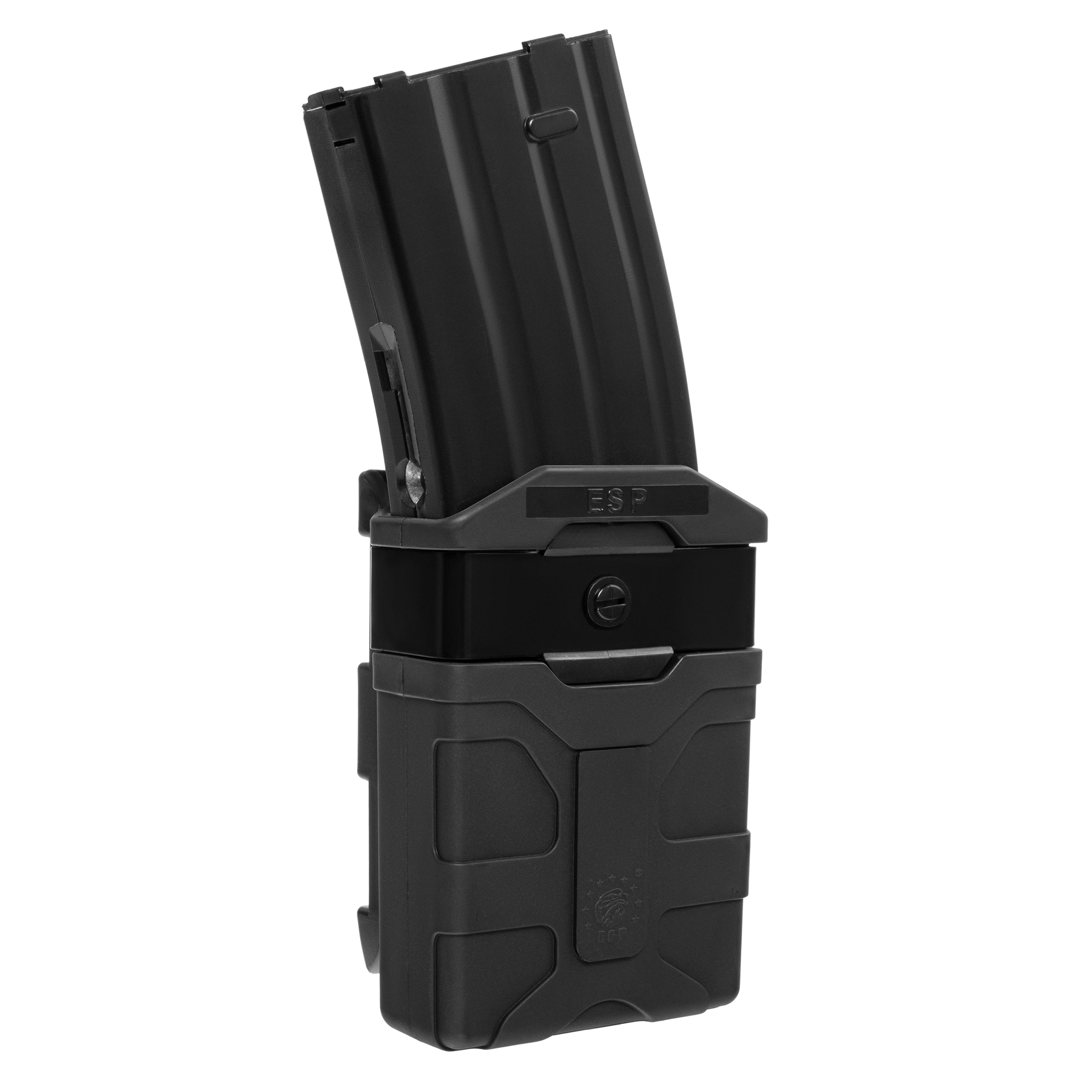 Ładownica obrotowa ESP z montażem UBC-07 na magazynek AR-15 MOLLE - Black