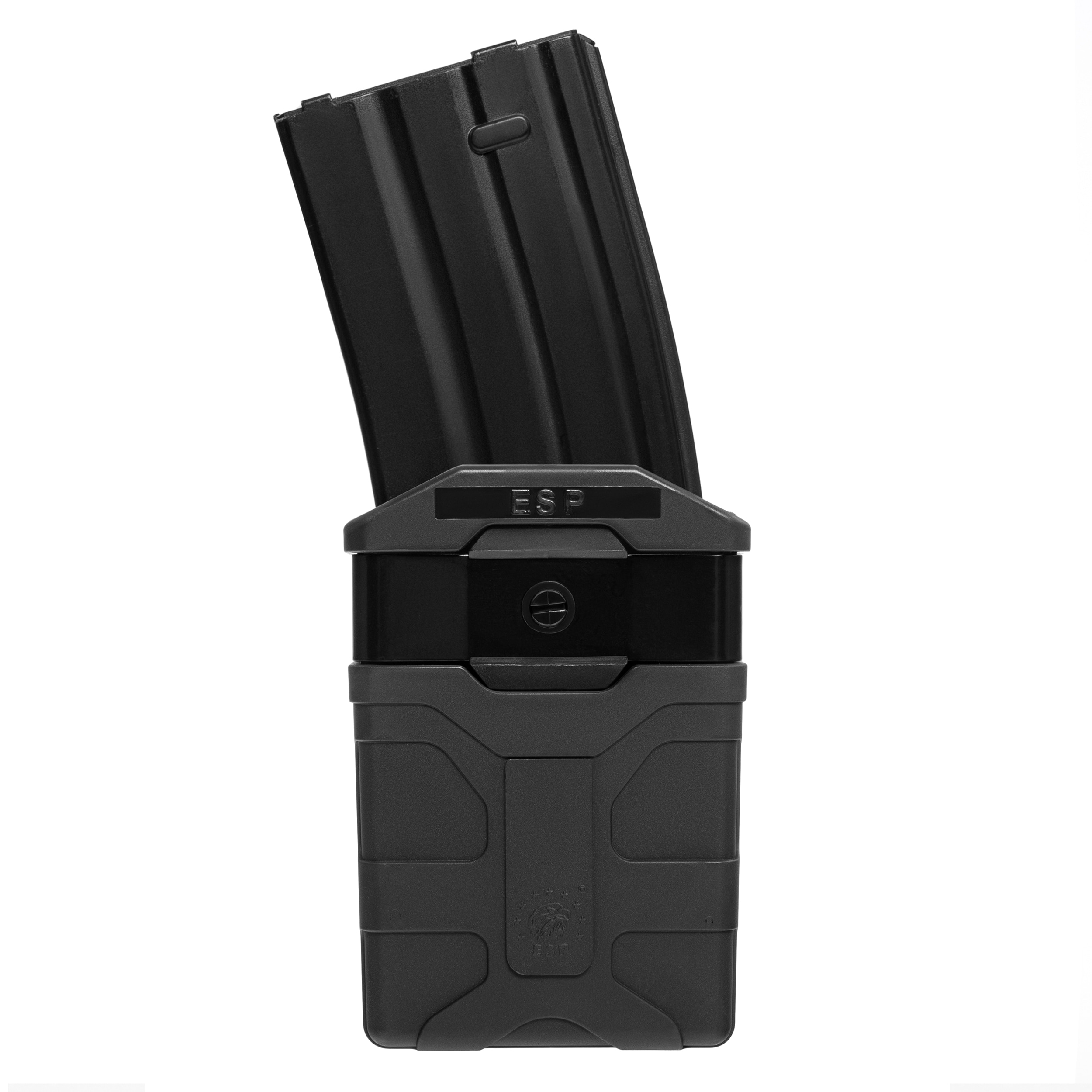 Ładownica obrotowa ESP z montażem UBC-07 na magazynek AR-15 MOLLE - Black