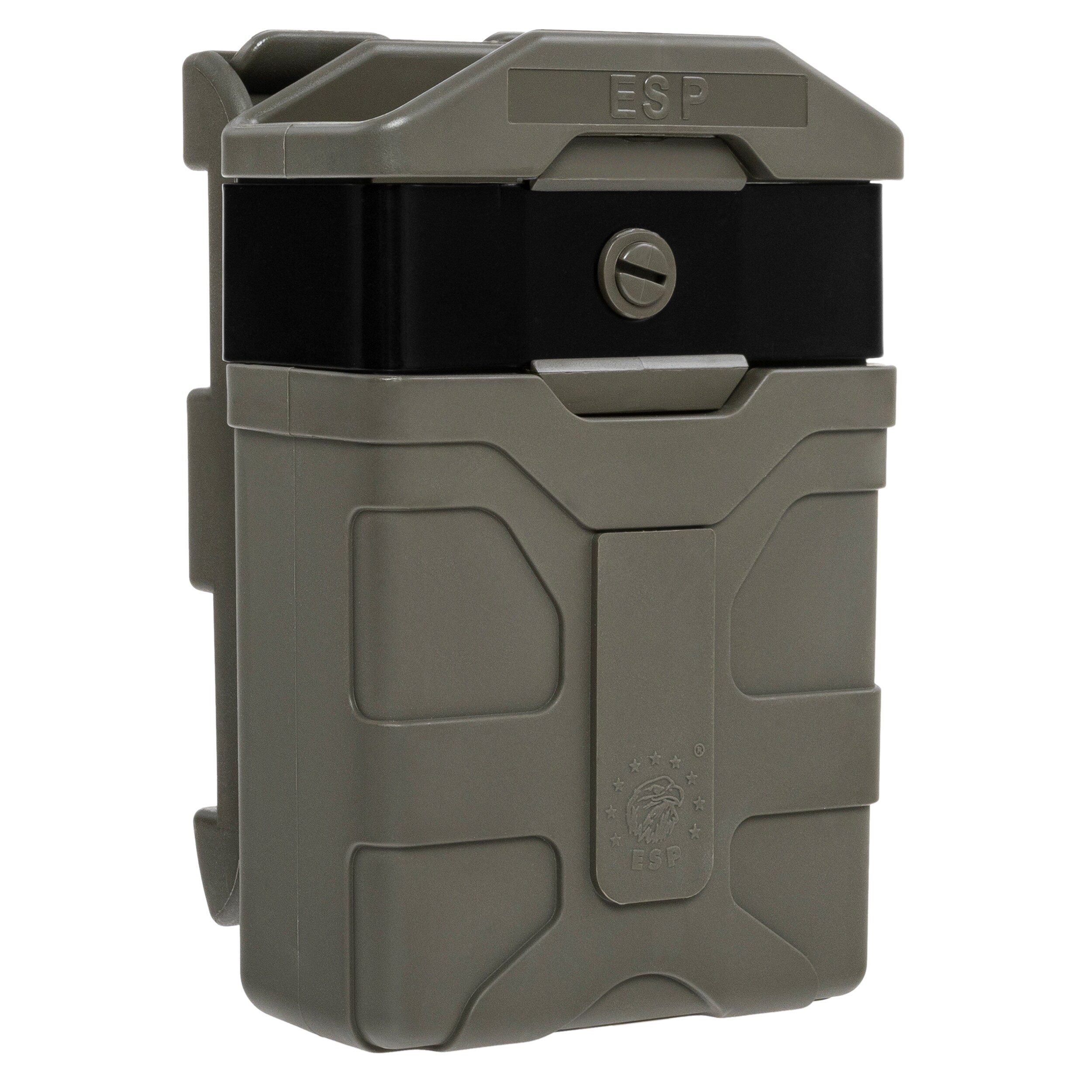 Ładownica obrotowa ESP z montażem UBC-07 na magazynek AR-15 MOLLE - Olive Drab