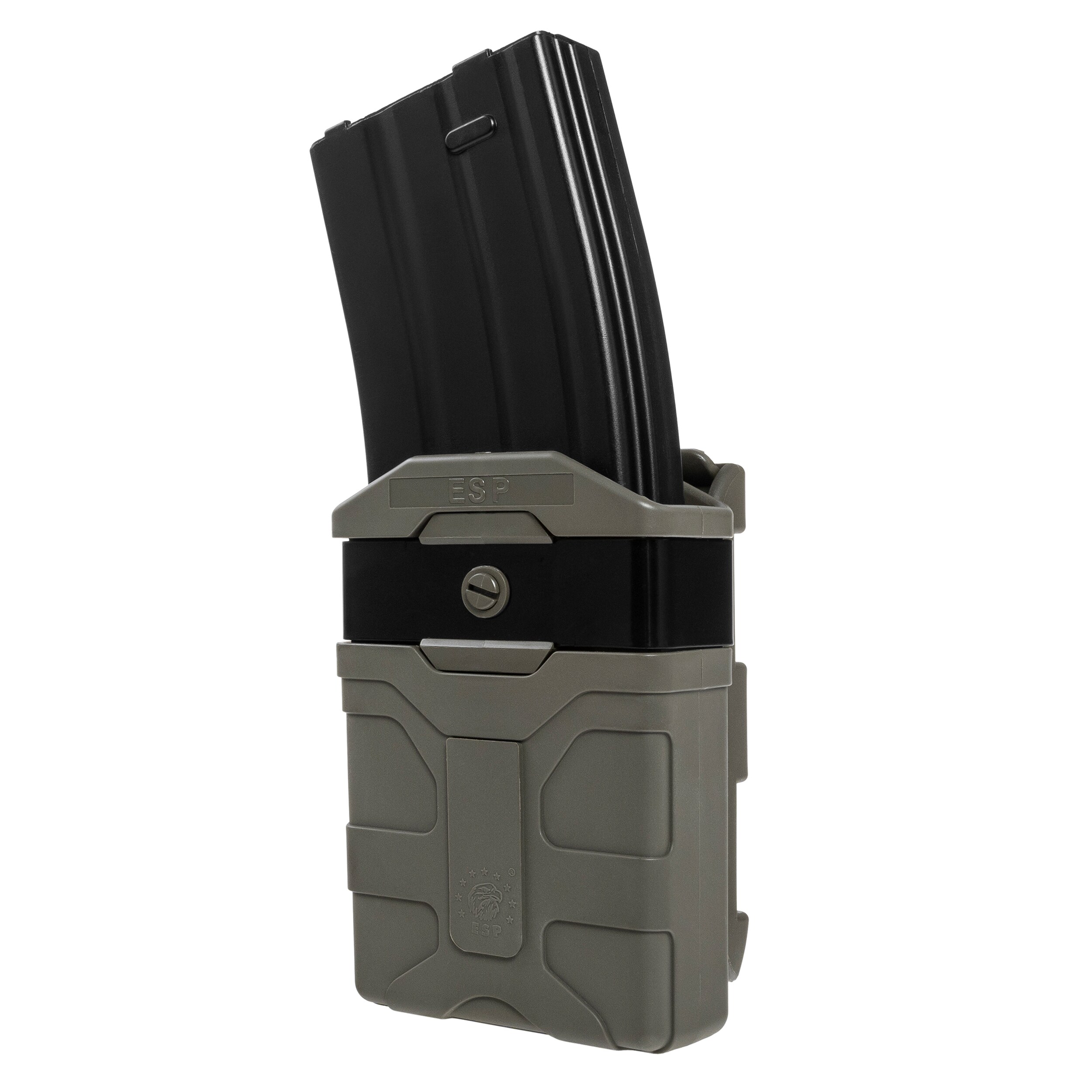 Ładownica obrotowa ESP z montażem UBC-07 na magazynek AR-15 MOLLE - Olive Drab