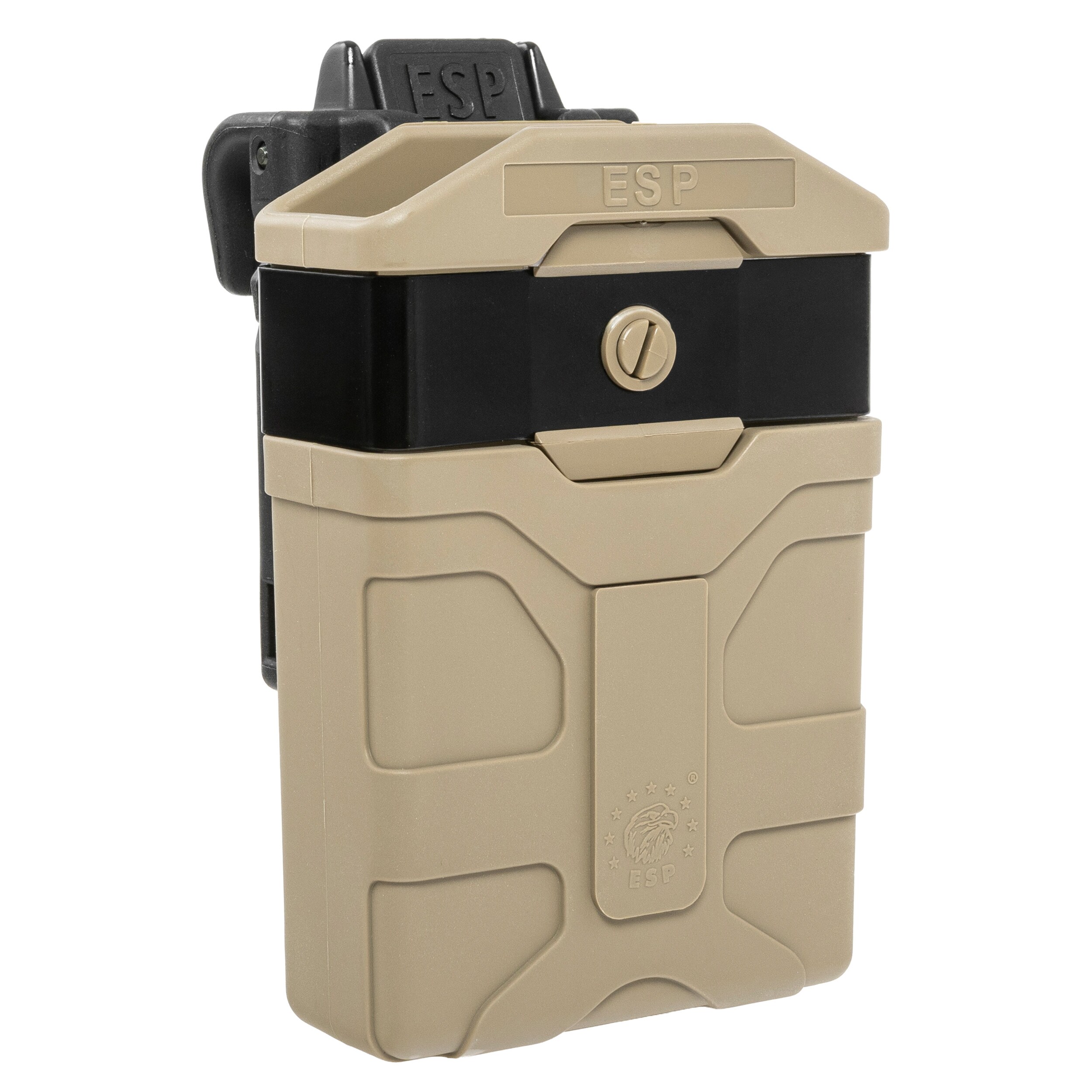 Ładownica obrotowa ESP z montażem UBC-08 na magazynek AR-15 - Khaki