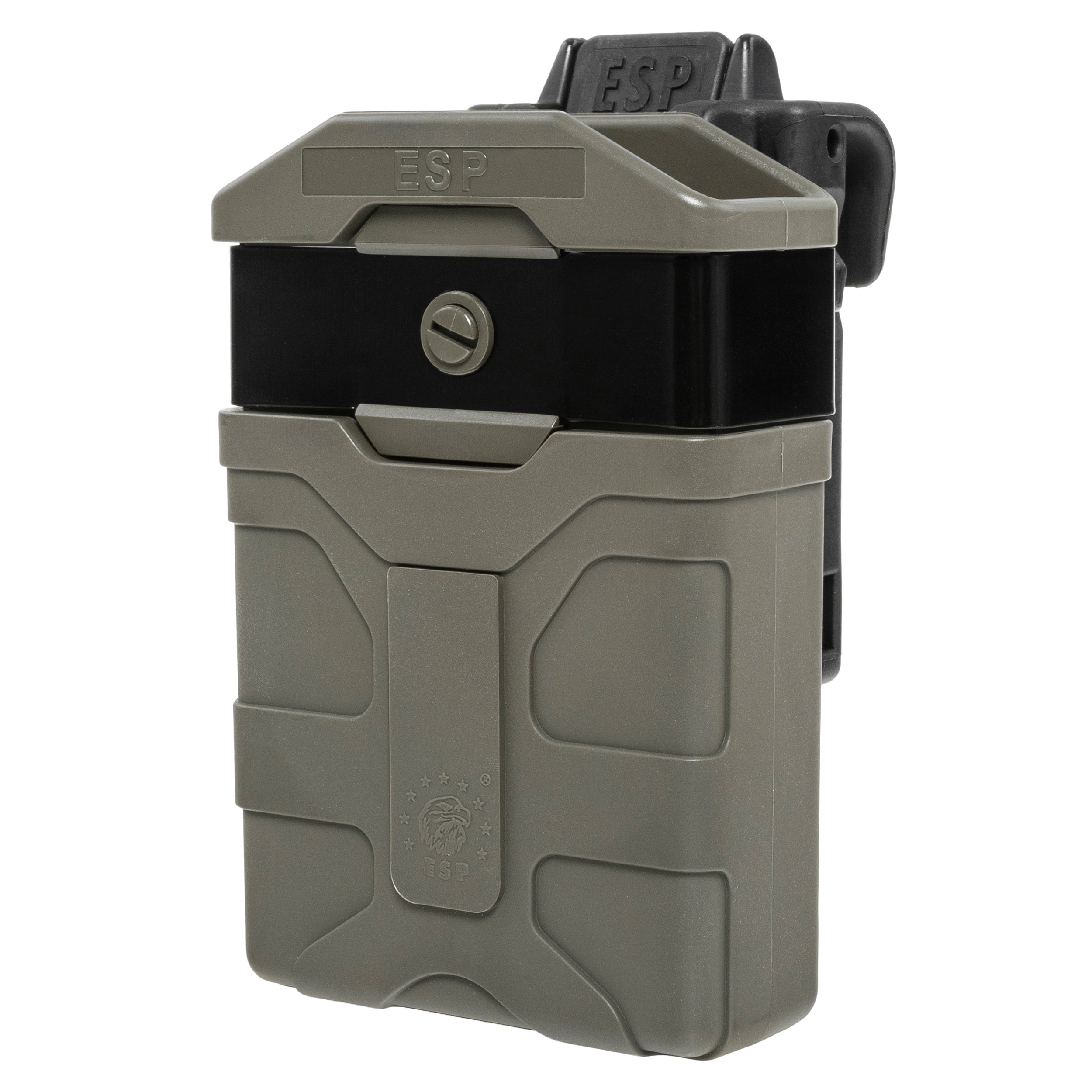 Ładownica obrotowa ESP z montażem UBC-08 na magazynek AR-15 - Olive Drab